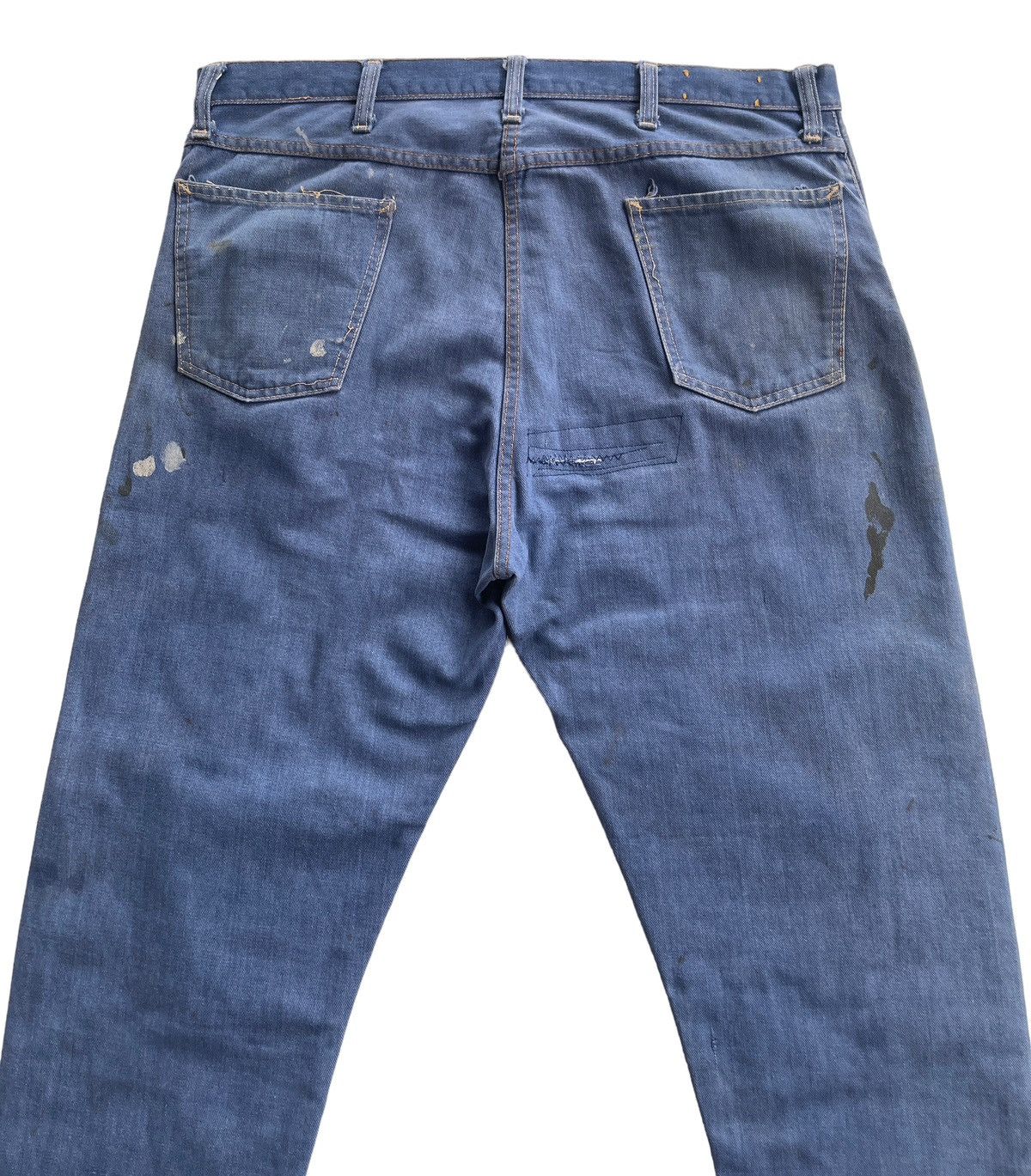 Original Montgomery 1950s Powr House 101 Selvedge Distressed Denim Size US 38 / EU 54 - 6 Thumbnail