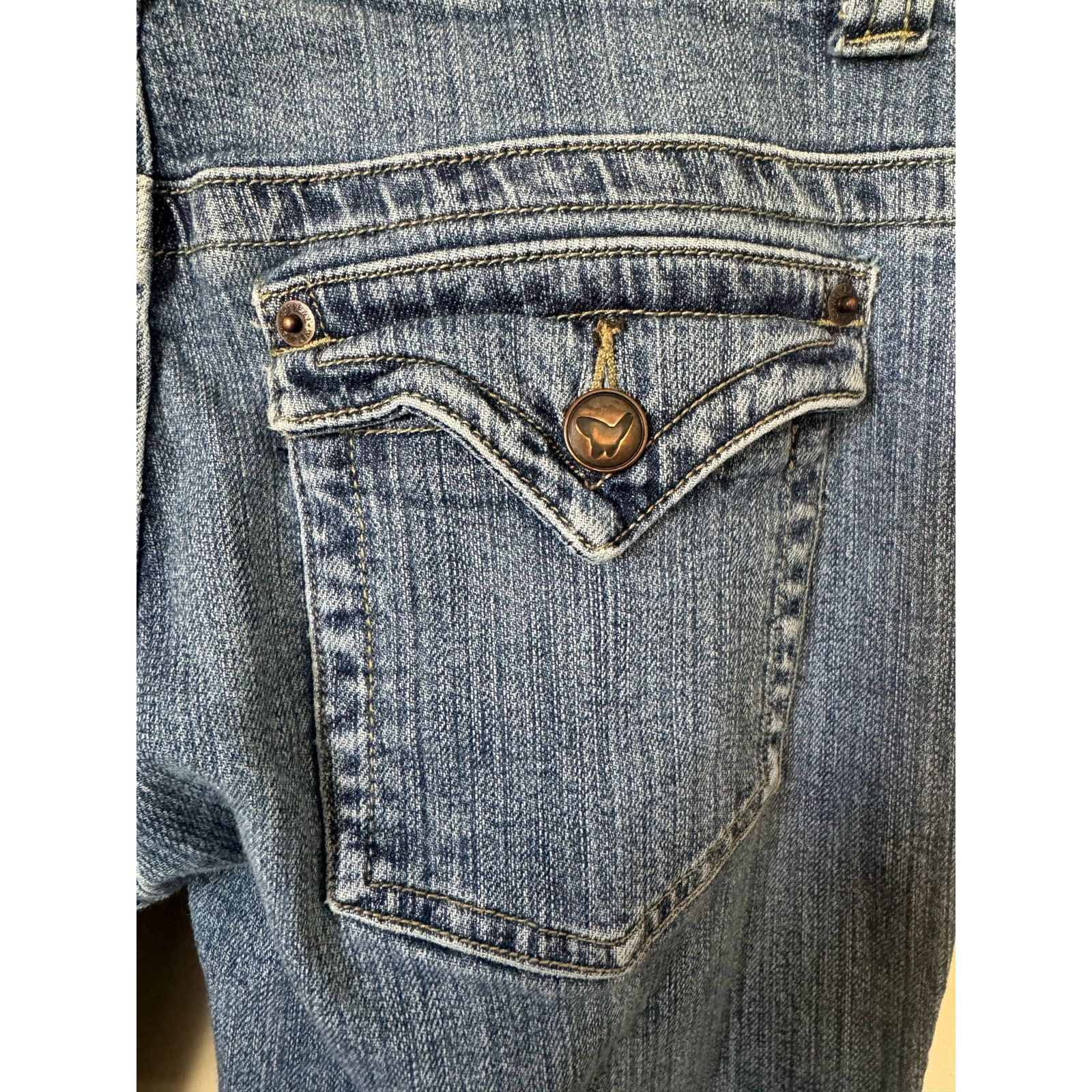 Other Vintage Y2K Wet Seal Low Rise Flare Jeans Size 5 Short Size 27" / US 4 / IT 40 - 12 Thumbnail
