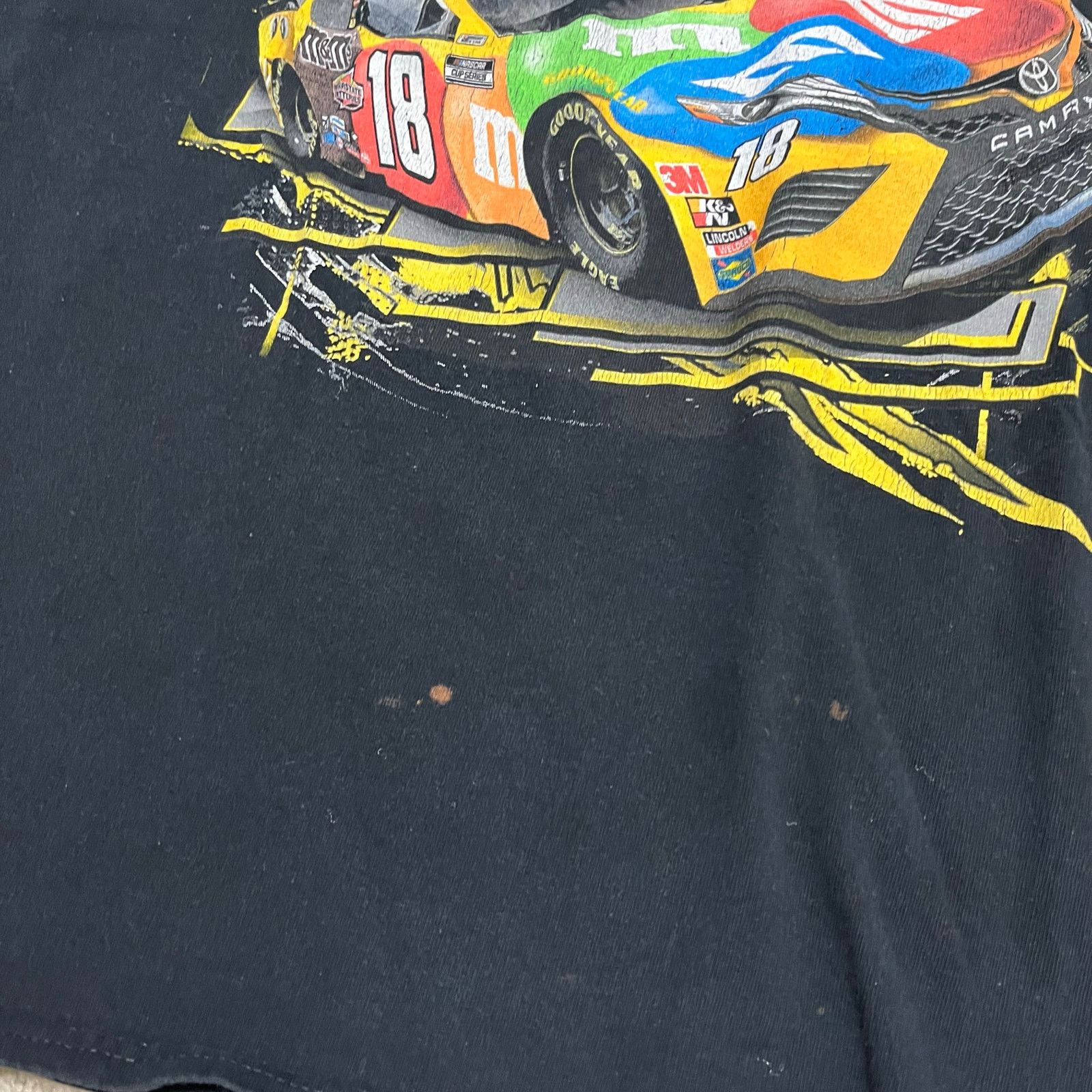 Other Kyle Busch #18 M&M’s Racing Nascar Double Sided Tee XL Size US XL / EU 56 / 4 - 5 Thumbnail