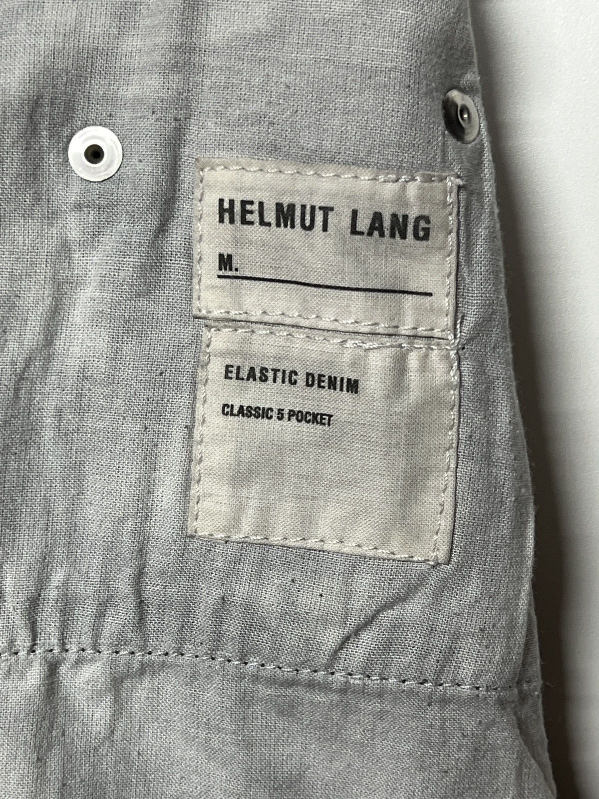 Helmut Lang 2004 helmut lang chain denim jean Size US 29 - 8 Thumbnail
