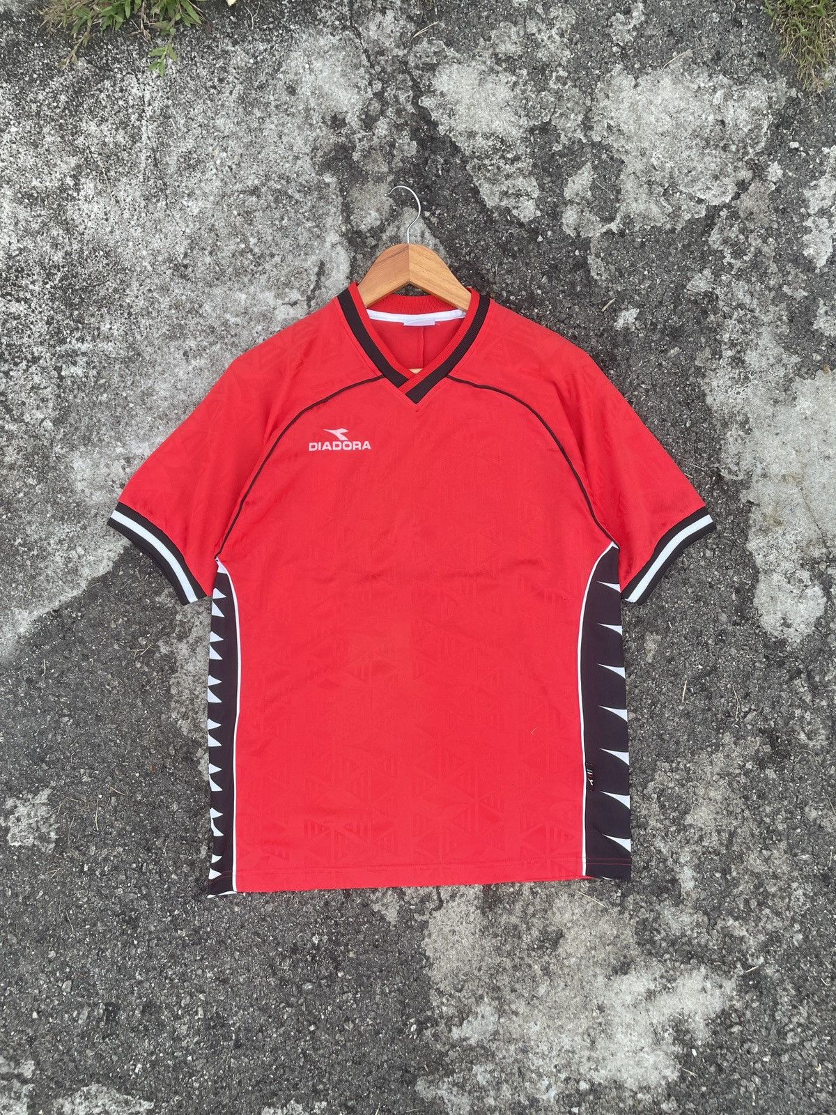 Diadora Vintage Diadora Jersey Template Size US M / EU 48-50 / 2 - 1 Thumbnail