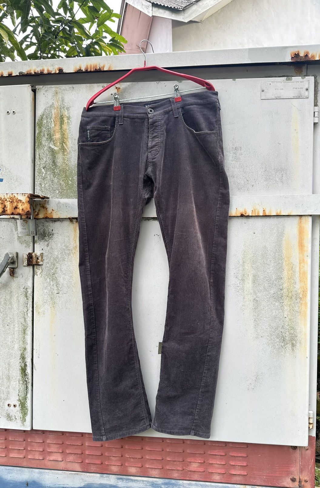 Armani 👹Armani Jeans Straight Cut Corduroy Jeans Size US 32 / EU 48 - 4 Thumbnail
