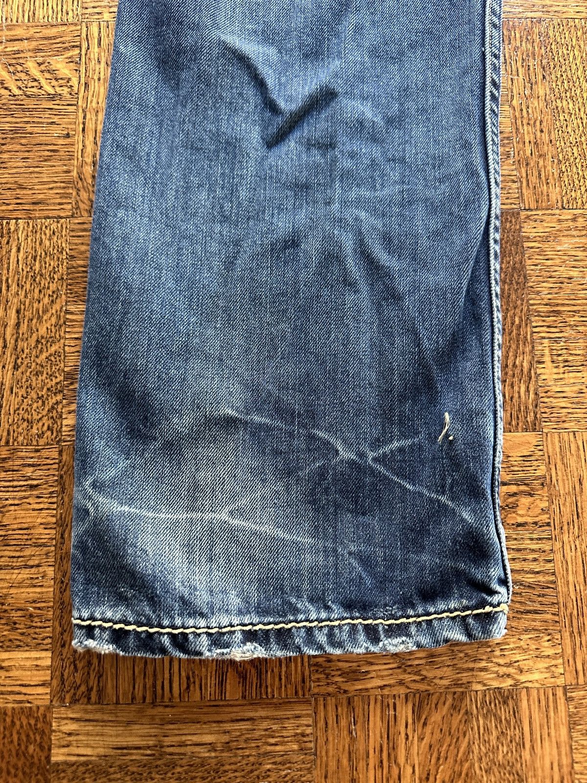 Ed Hardy × Vintage Vintage Y2K Ed Hardy Tiger Patch Denim Jeans Size US 36 / EU 52 - 12 Thumbnail