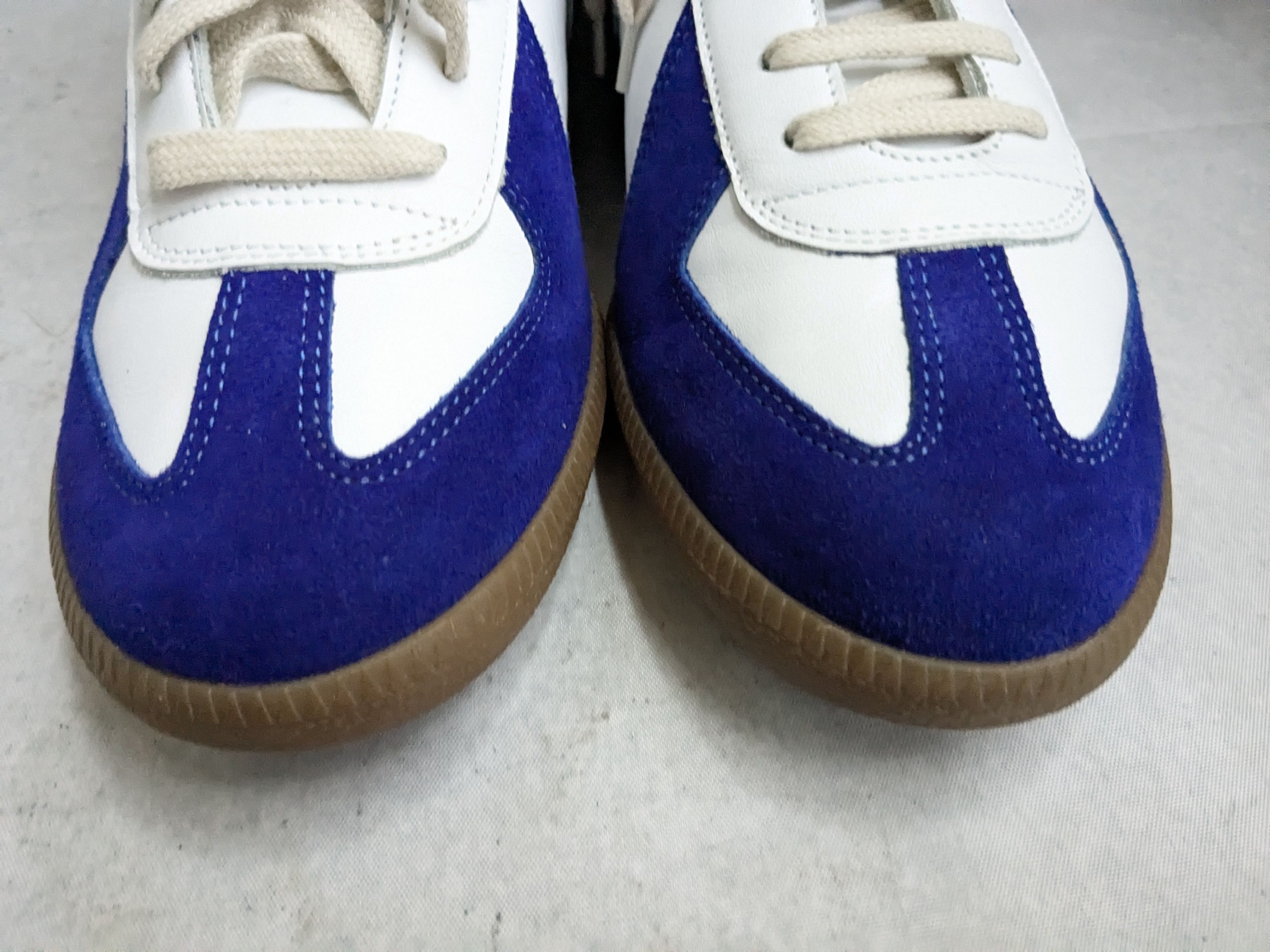 Maison Margiela Maison Margiela Replica GAT White Blue 11 44 High Tops Size US 11 / EU 44 - 4 Thumbnail