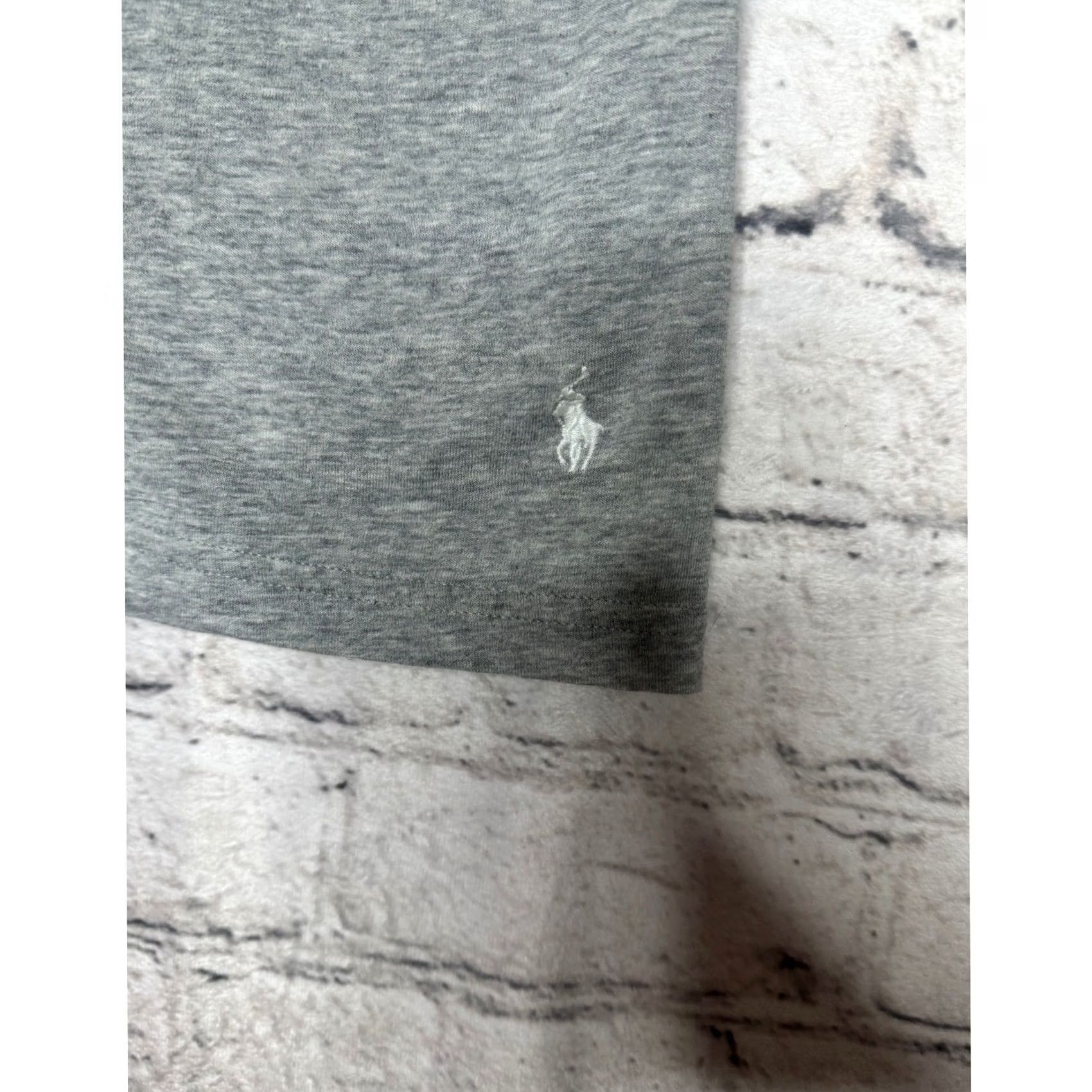 Polo Ralph Lauren Polo Ralph Lauren Mens Gray Crew Neck Short Sleeve T Shirt Slim Fit Stretch Logo Size US L / EU 52-54 / 3 - 2 Thumbnail