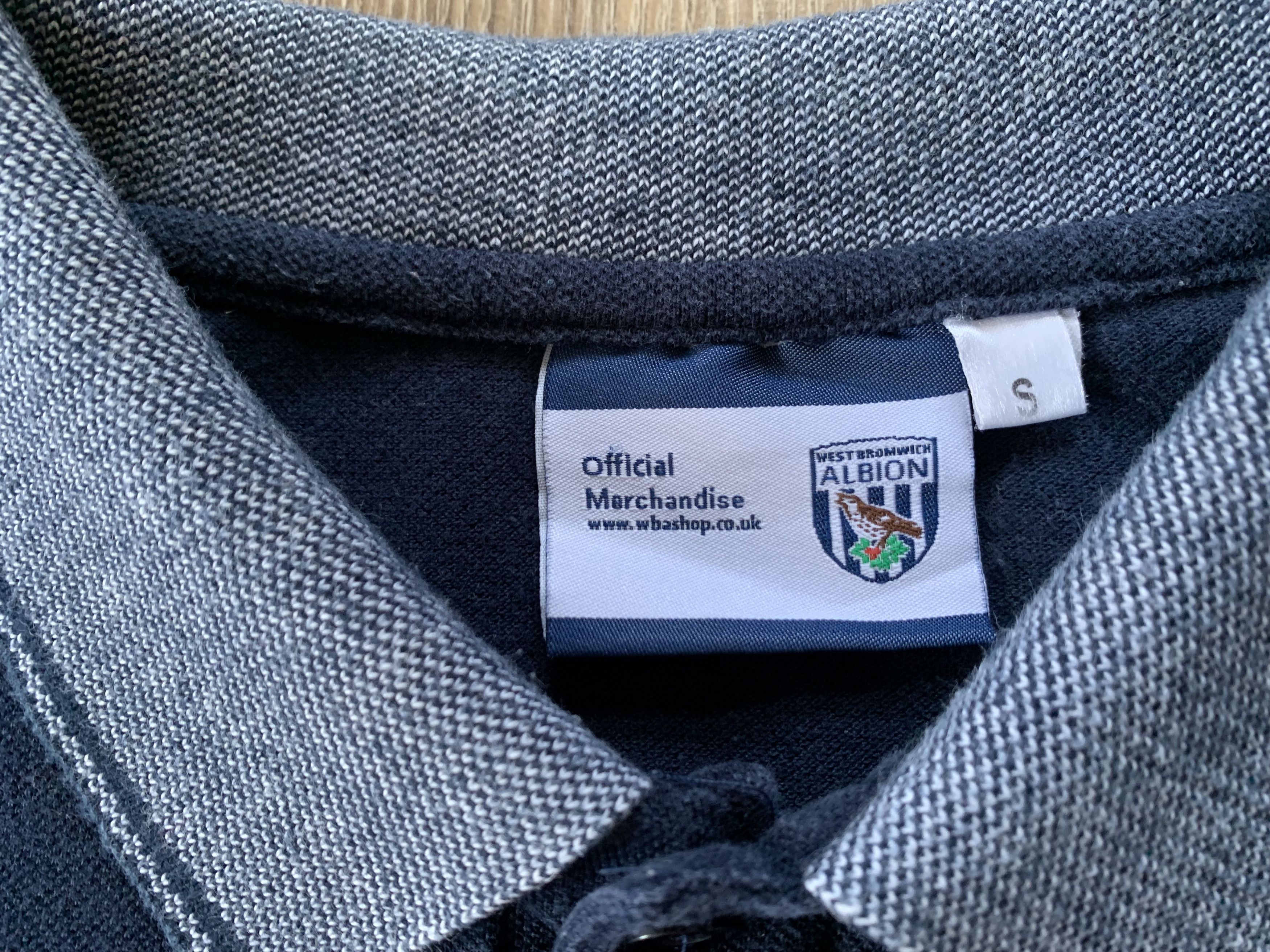 Vintage Vintage West Bromwich Albion FC Cotton Polo T-Shirt Size US S / EU 44-46 / 1 - 7 Thumbnail