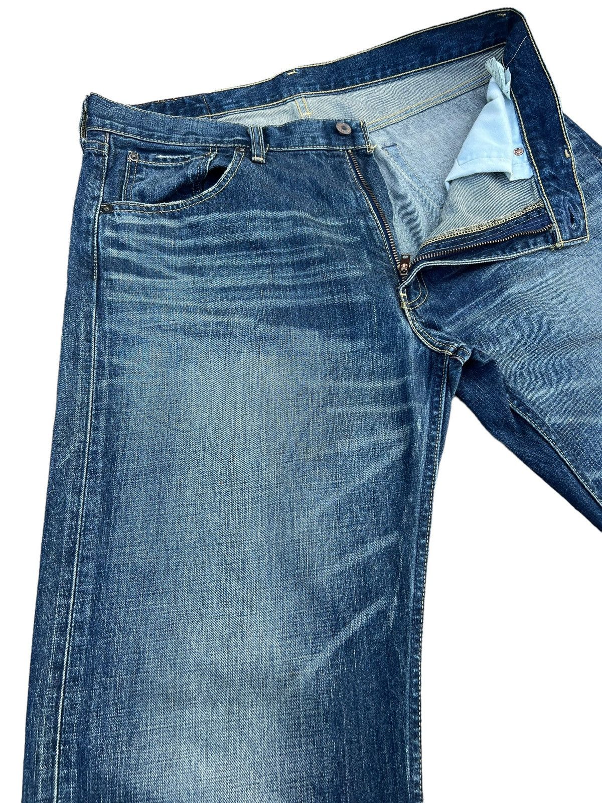 Levi's Vintage 2007 Levi’s 503 Japan Fade Denim Distressed Jeans Size US 36 / EU 52 - 6 Thumbnail