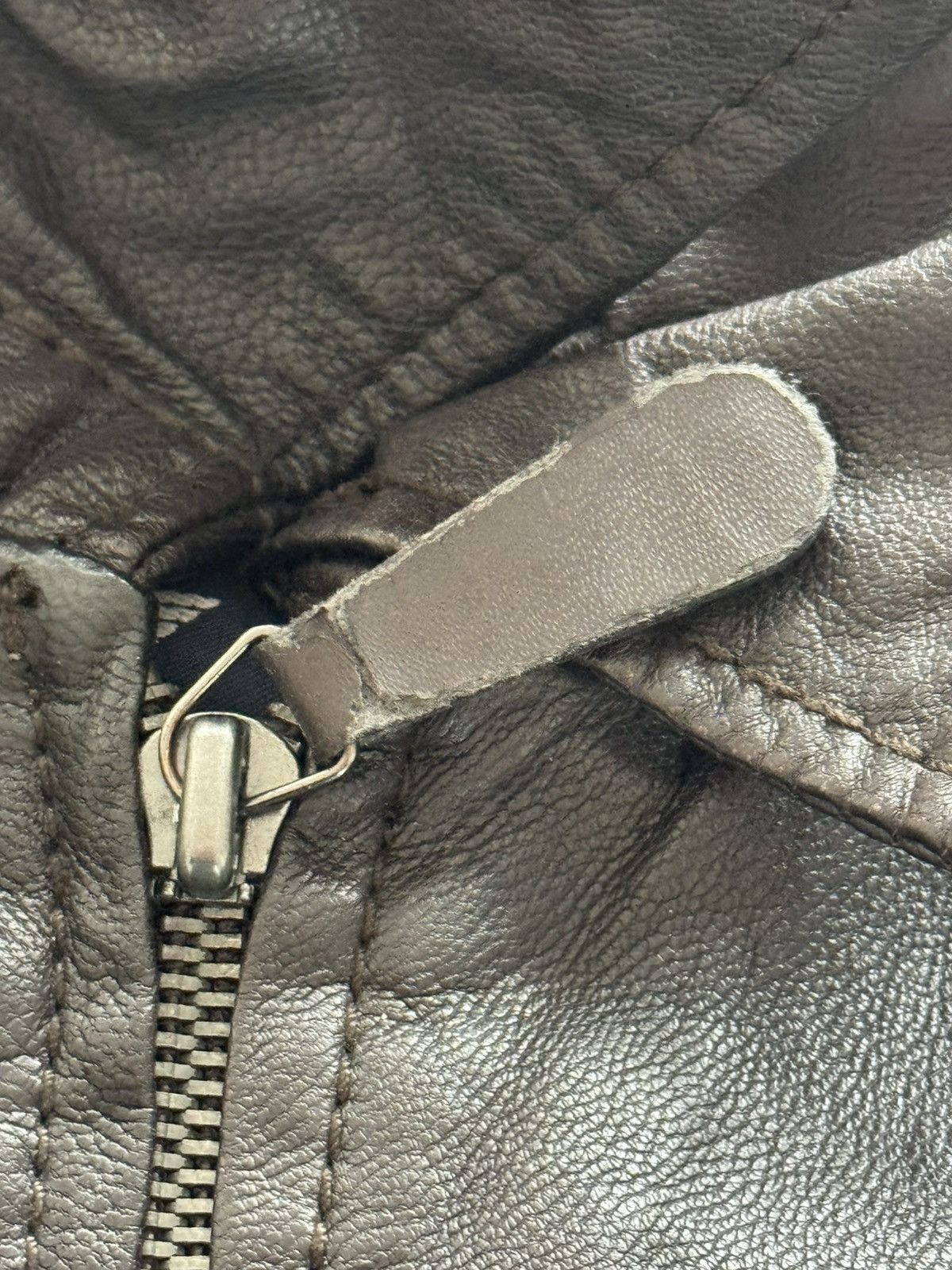 Other Armani Jeans Leather Blouson Jacket 100% Sheep Leather Zip Size US M / EU 48-50 / 2 - 14 Thumbnail