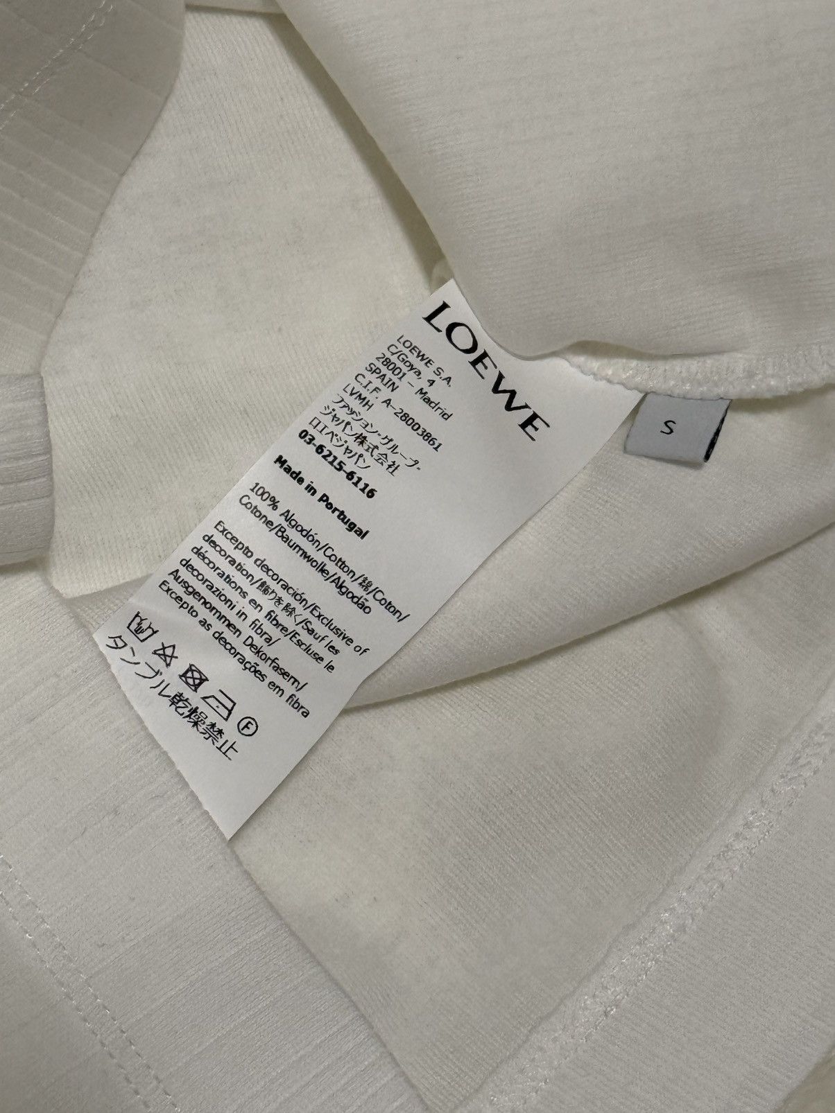 Loewe LOEWE Women’s Cotton Cropped Top White Size S / US 4 / IT 40 - 5 Thumbnail