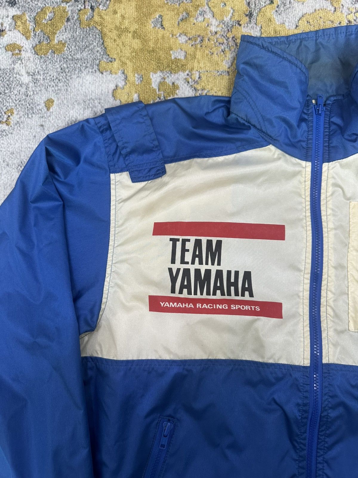Yamaha Vintage 80s Yamaha Team Racing Rider Windbreaker/Collections Size US L / EU 52-54 / 3 - 3 Thumbnail