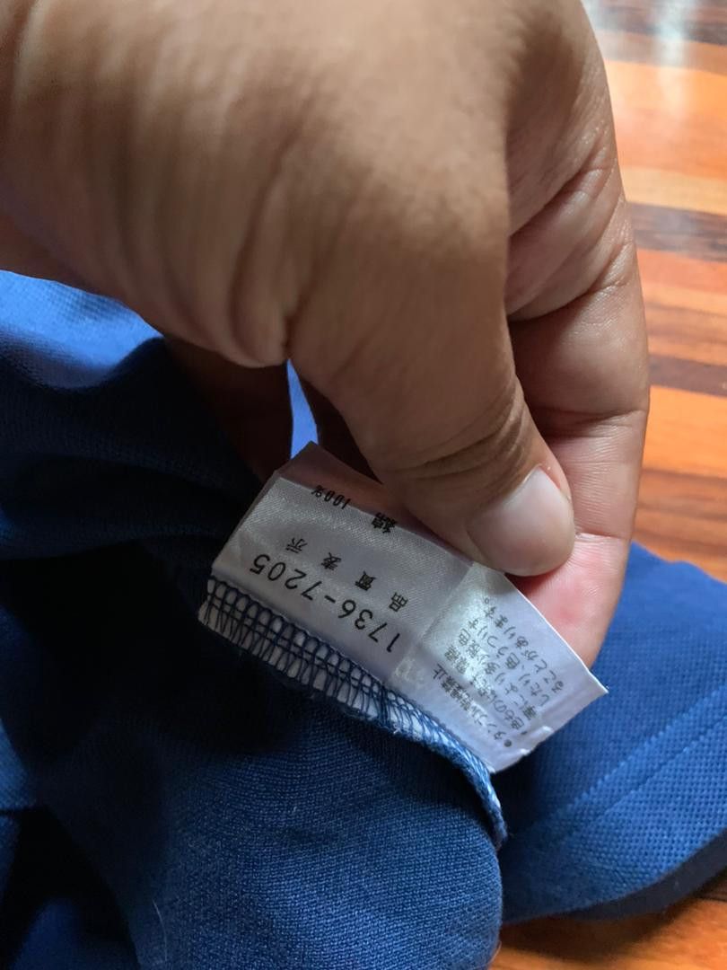 Vintage e31 Archival Vintage Raika Japanese navy blue polo Size US L / EU 52-54 / 3 - 3 Thumbnail