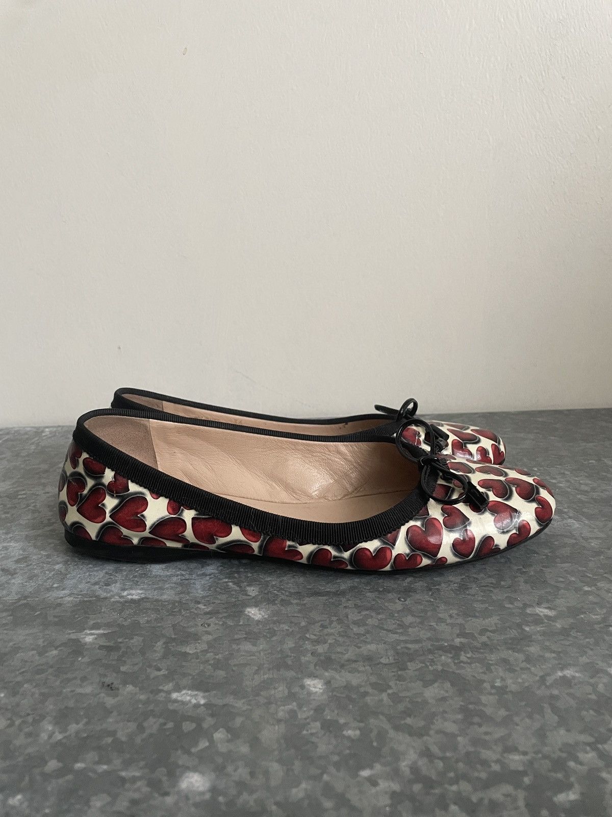 Prada PRADA S/S 2000 HEART BALLET FLATS Size US 6 / IT 36 - 3 Thumbnail