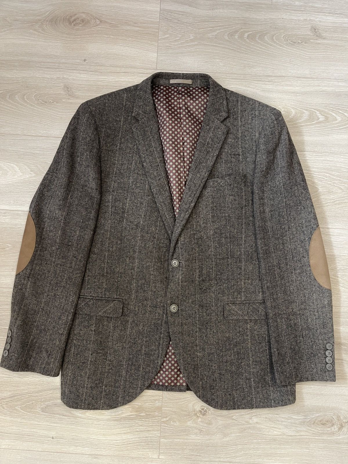 NEXT Vintage blazer classic jacket sport coat herringbone pattern Size 44R - 10 Thumbnail