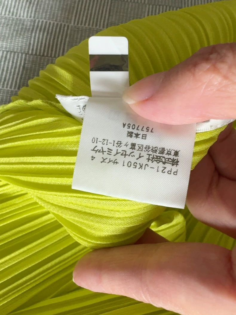 Issey Miyake issey miyake size:4 Yellow short-sleeved shirt 2506-Nextar Size XXS / US 00 / IT 34 - 3 Thumbnail