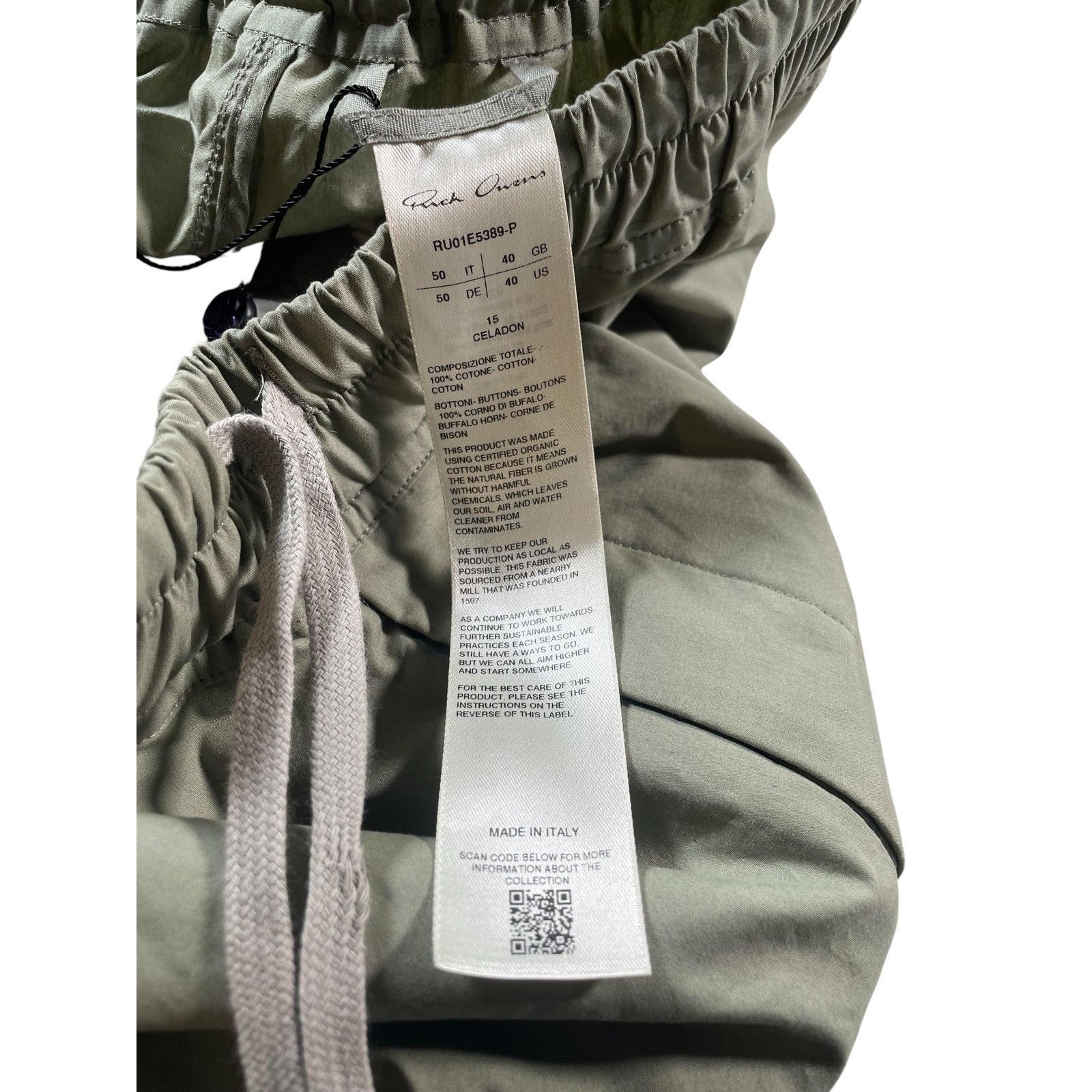 Rick Owens Rick Owens Olive Cargo Shorts Size 34" / US 12 / IT 48 - 3 Thumbnail