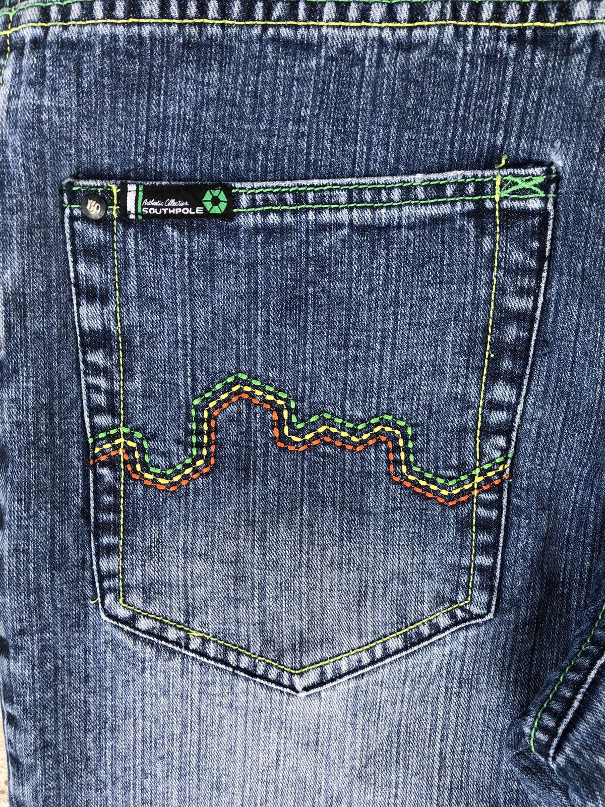 Southpole Vintage Southpole Embroidered Jeans Baggy Jeans hip hop Size US 32 / EU 48 - 15 Thumbnail