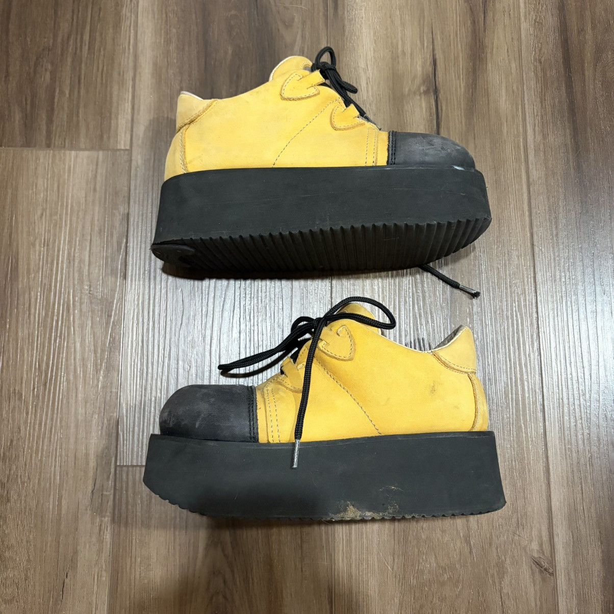 SWEAR London 2000s Yellow Suede Truck 01 Size US 8.5 / EU 41-42 - 3 Thumbnail