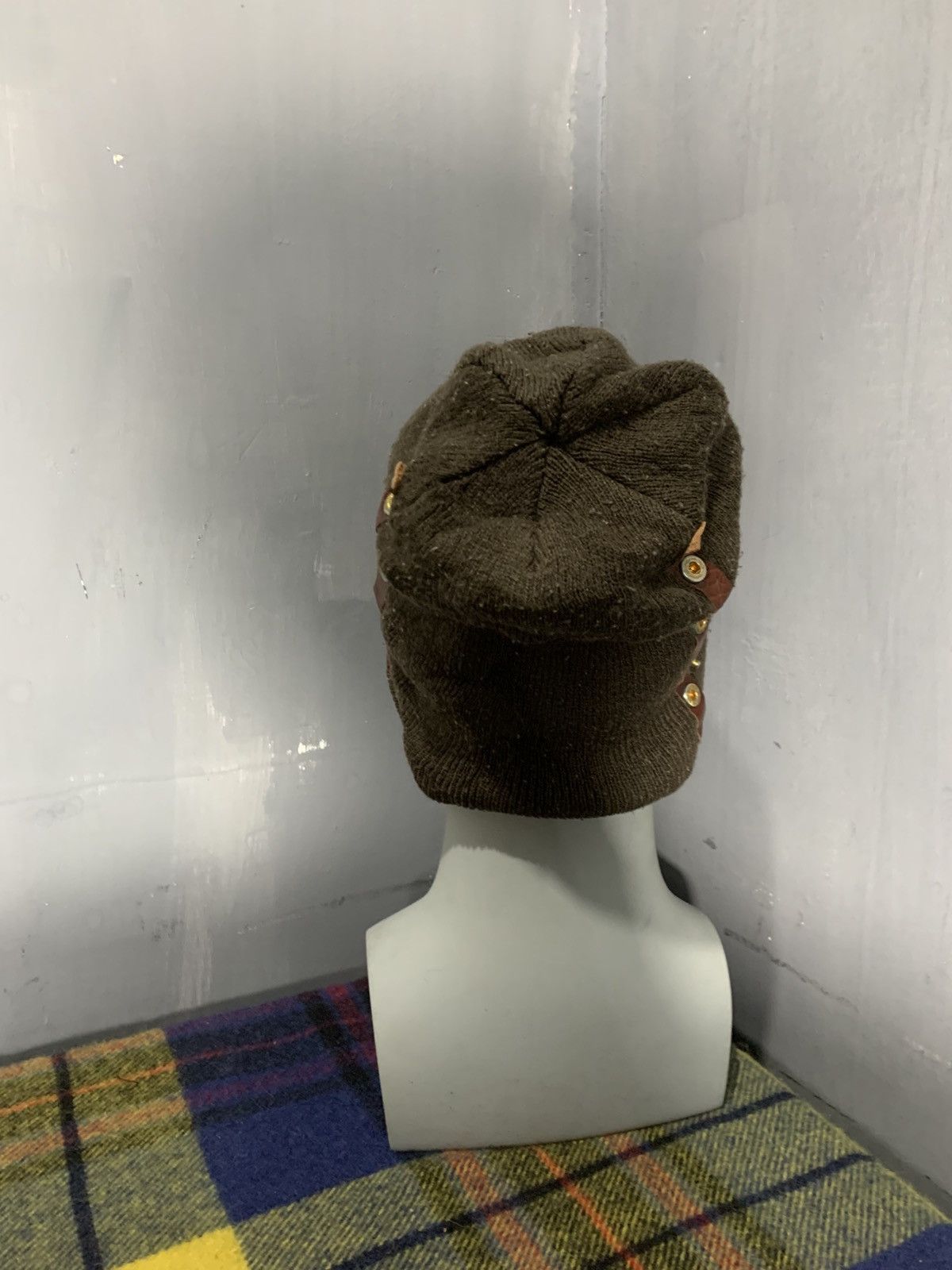 Japanese Brand Japanese punk bondage style beanie hats rare Size ONE SIZE - 4 Thumbnail