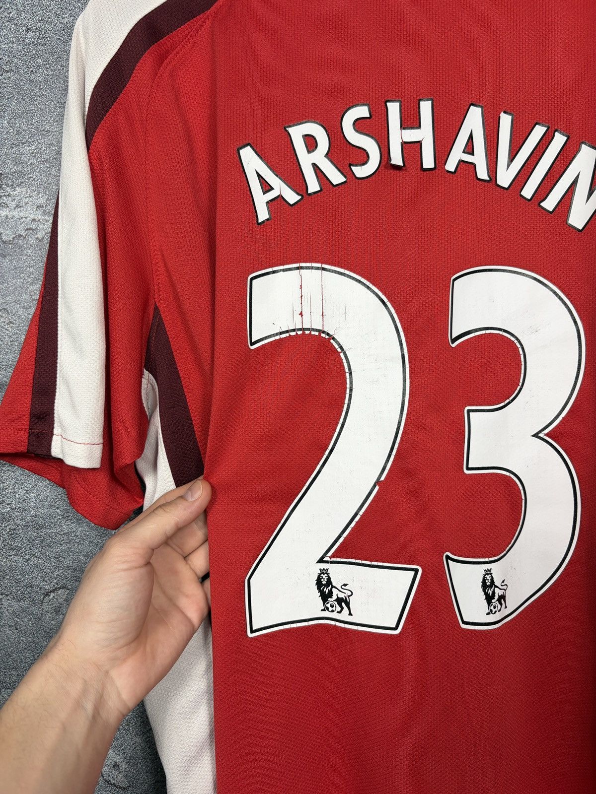 Nike Vintage 2008 Nike Arsenal #23 Arshavin Jersey T-shirt Size US XL / EU 56 / 4 - 14 Thumbnail