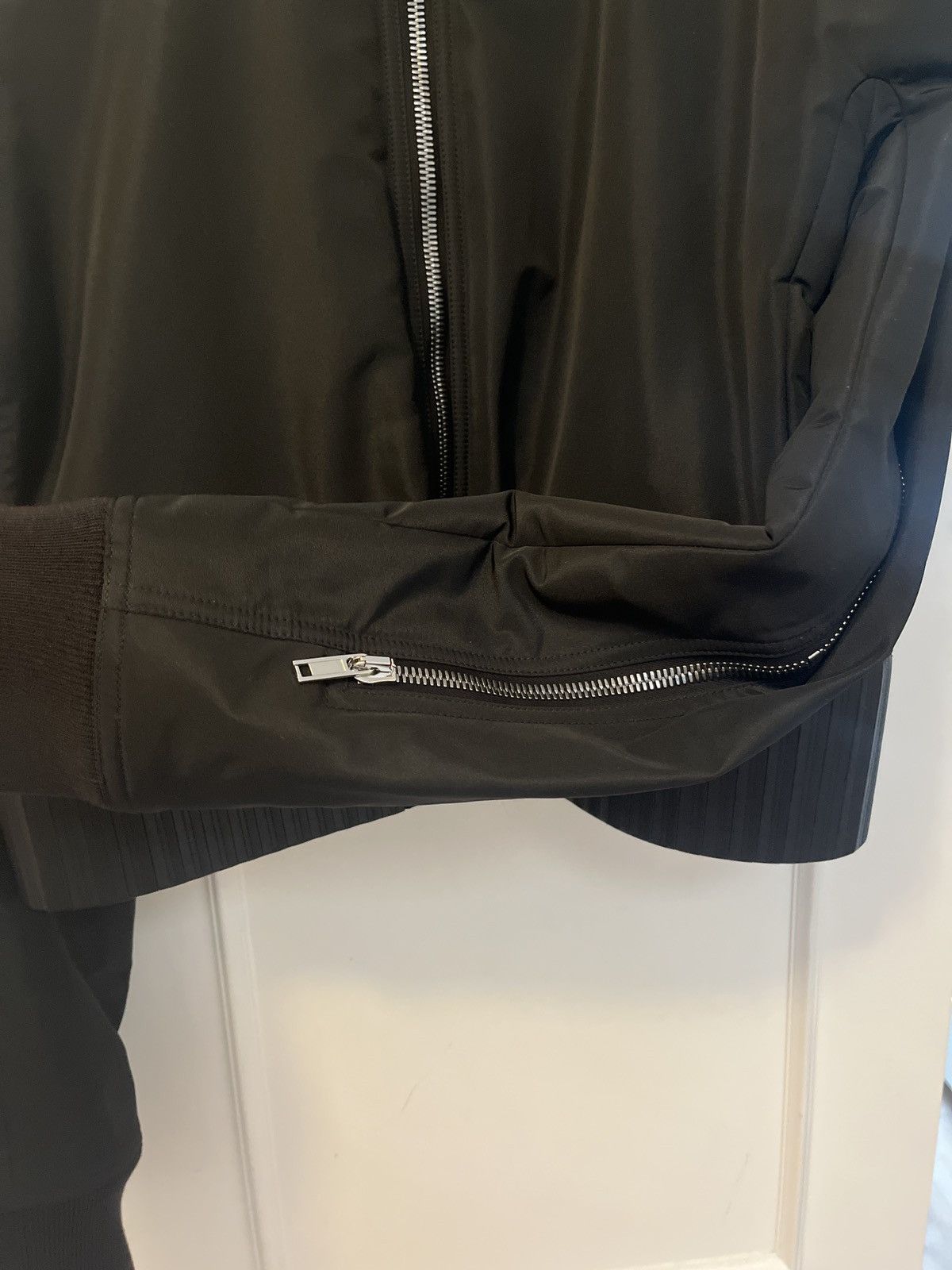 Rick Owens Rick Owens Black Porterville Seb Zip Bomber Jacket Size US XL / EU 56 / 4 - 5 Thumbnail
