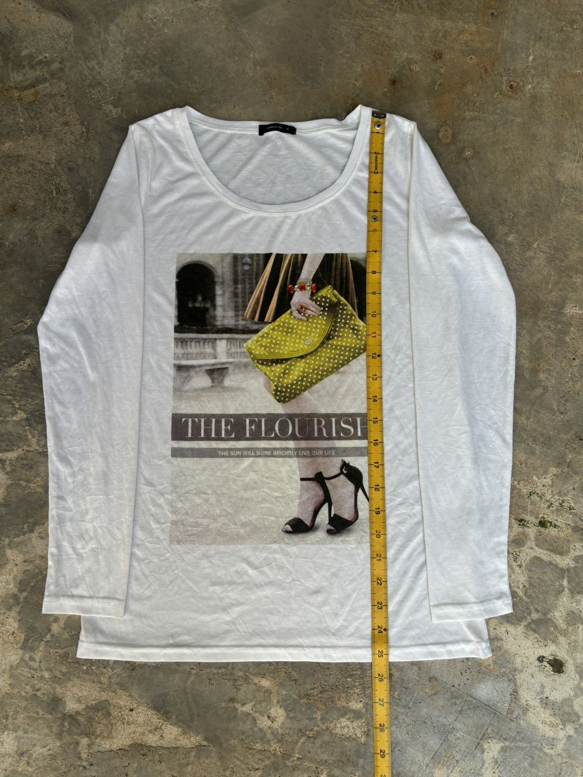 Hysteric Glamour × Japanese Brand Y2k Comme ca Ism The Flourish photo tee Longsleeve Size US M / EU 48-50 / 2 - 8 Thumbnail