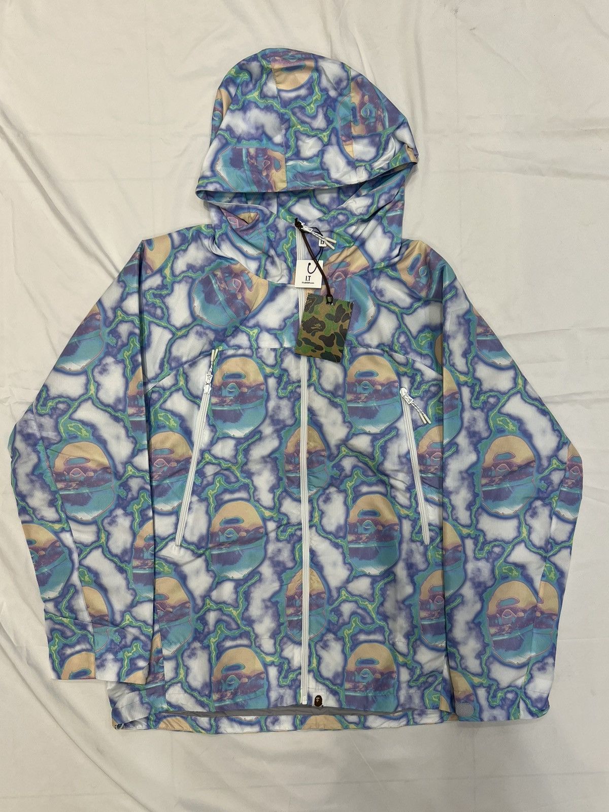 Bape Bape Lightning Head Zip Hoodie Jacket L Size US L / EU 52-54 / 3 - 1 Thumbnail