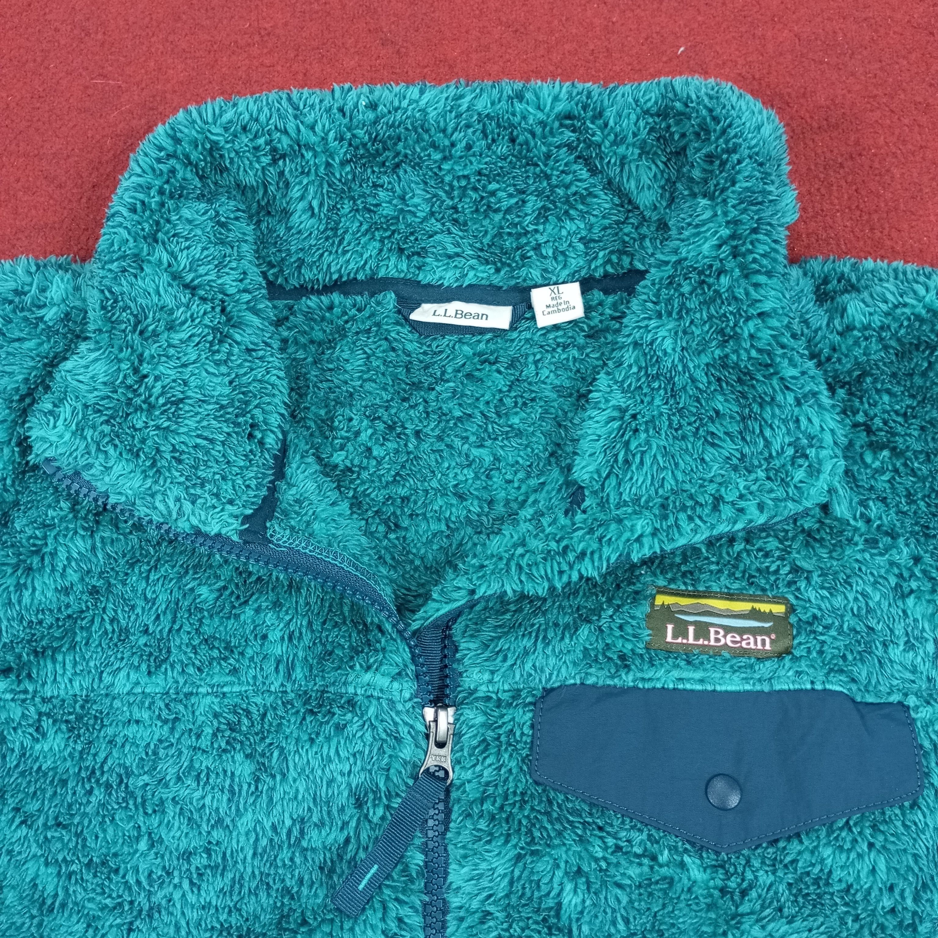 L.L. Bean × Vintage LL Bean Outdoor Brand Style Fleece Jacket Size US L / EU 52-54 / 3 - 4 Thumbnail