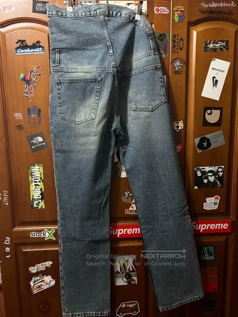 Y/Project Y/PROJECT Size 32 Straight asymmetric applique jeans in aut Size US 32 / EU 48 - 2 Thumbnail