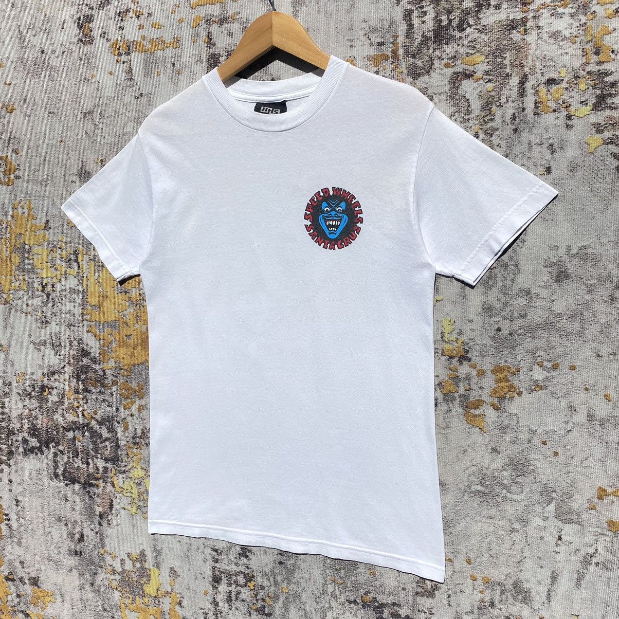Santa Cruz Skateboards Vintage Santa Cruz Speed Wheels Tee Backhit Santa Cruz Skate Size US S / EU 44-46 / 1 - 4 Thumbnail