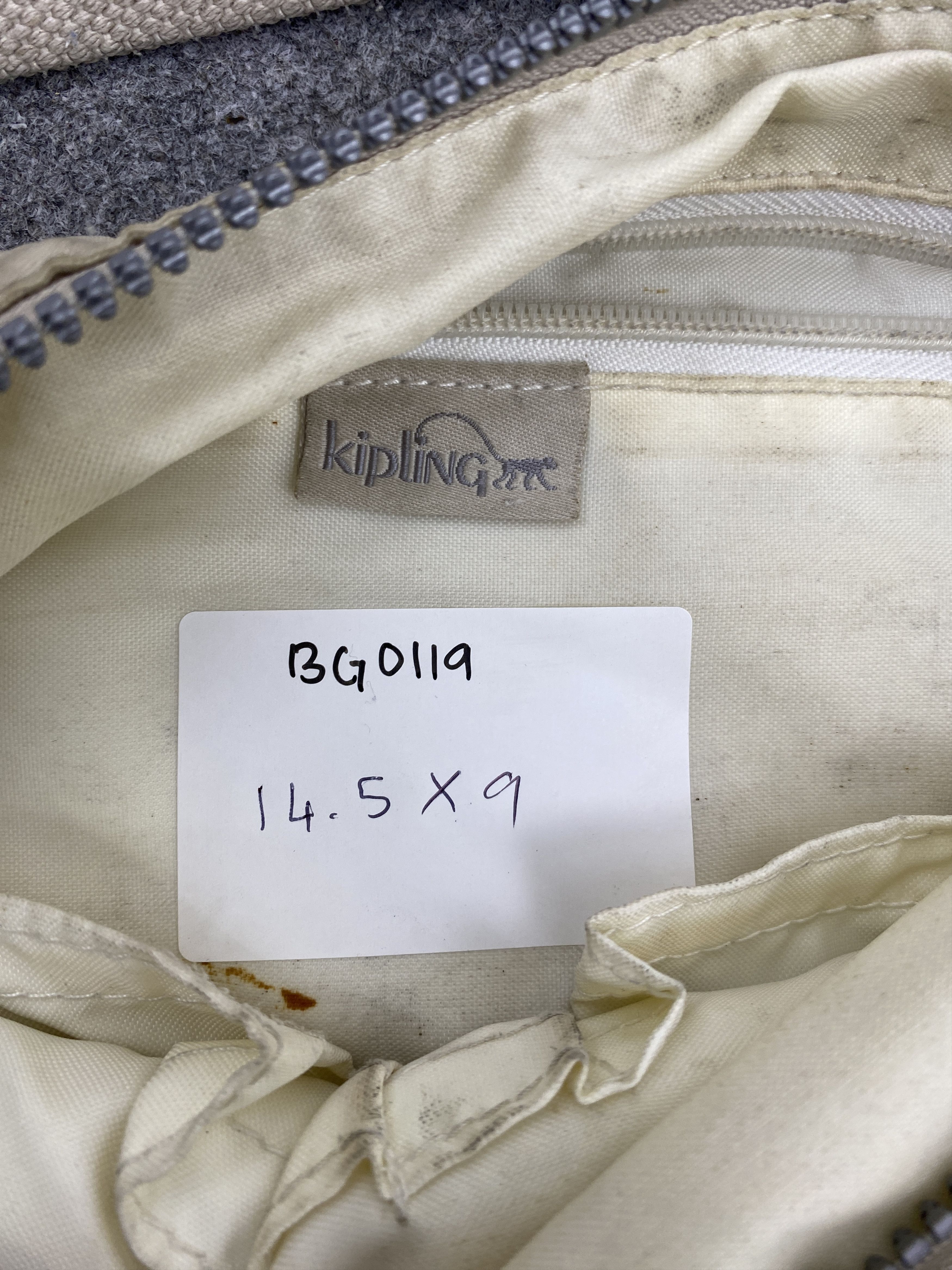 Japanese Brand Vintage Kipling Multi Pocket Sling Shoulder Bag BG0119 Size ONE SIZE - 14 Thumbnail
