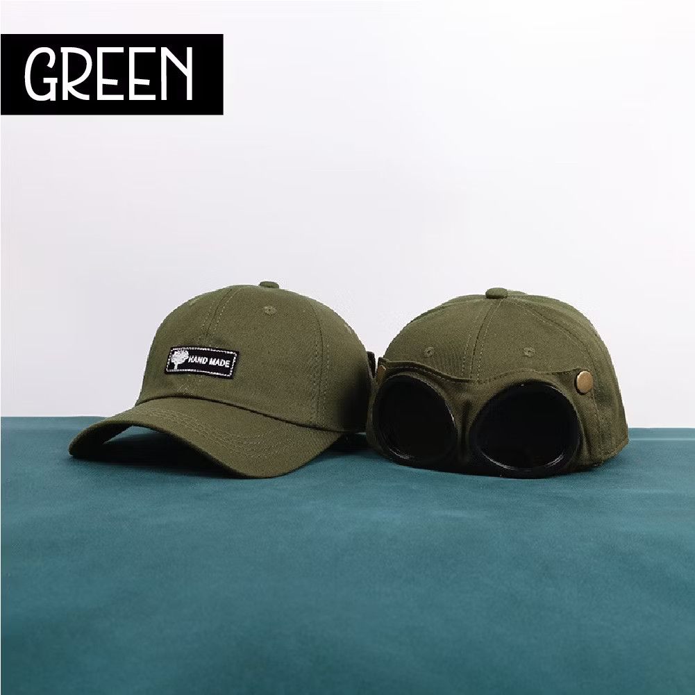 Japanese Brand Casual green goggles cap Size ONE SIZE - 5 Thumbnail