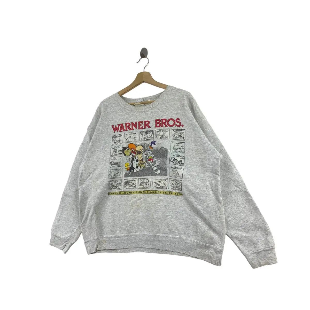 Warner Bros Vintage 1994 LOONEY TUNES CARTOON Warner Bros Space Jam Size L / US 10 / IT 46 - 7 Thumbnail