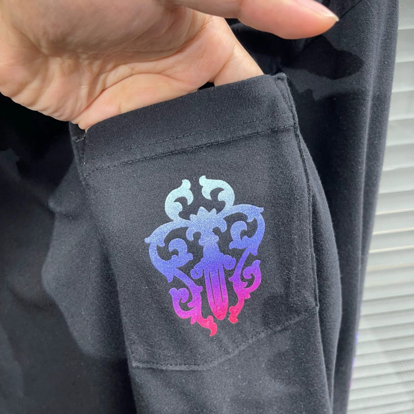 Chrome Hearts Chrome Hearts Black Gradient Crossed Swords LS M 99N Size US M / EU 48-50 / 2 - 4 Thumbnail