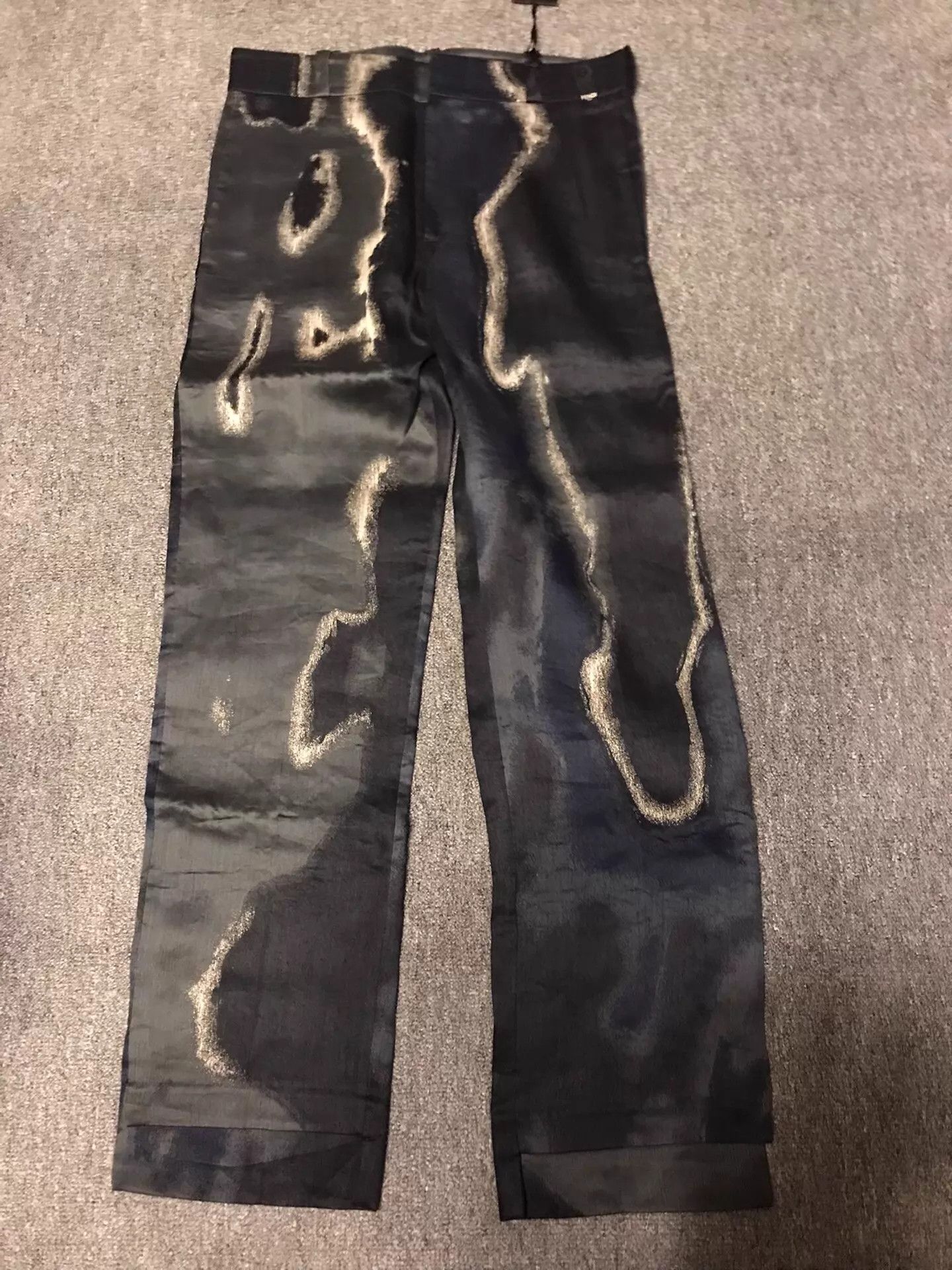 Fendi Fendi Runway Tie-Dye Linen & Silk Suit 50 Size 50R - 6 Thumbnail