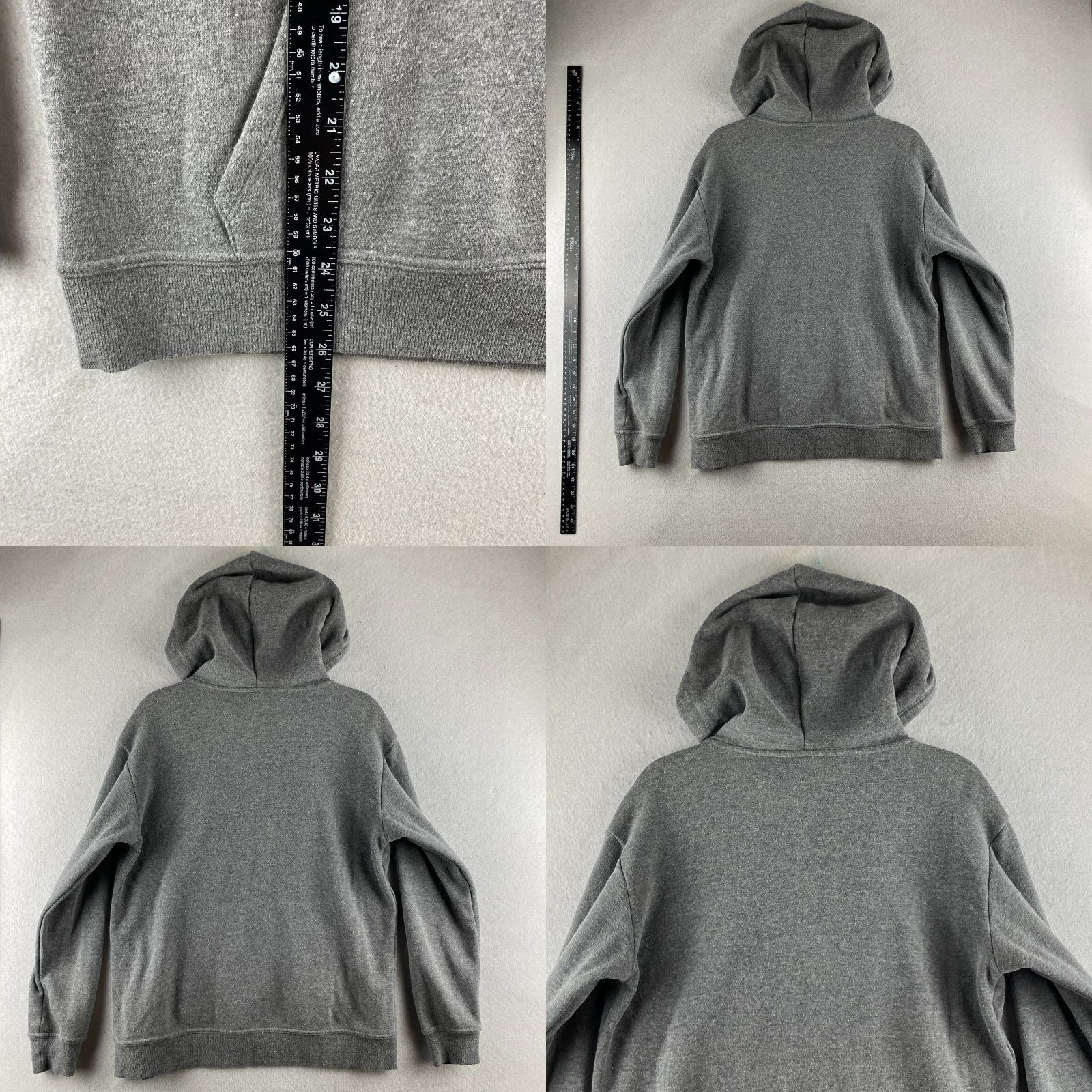 Vintage K Swiss Hoodie Mens M Gray Pullover Hooded Fleece Embroidered Drawstring Logo Size US M / EU 48-50 / 2 - 9 Thumbnail