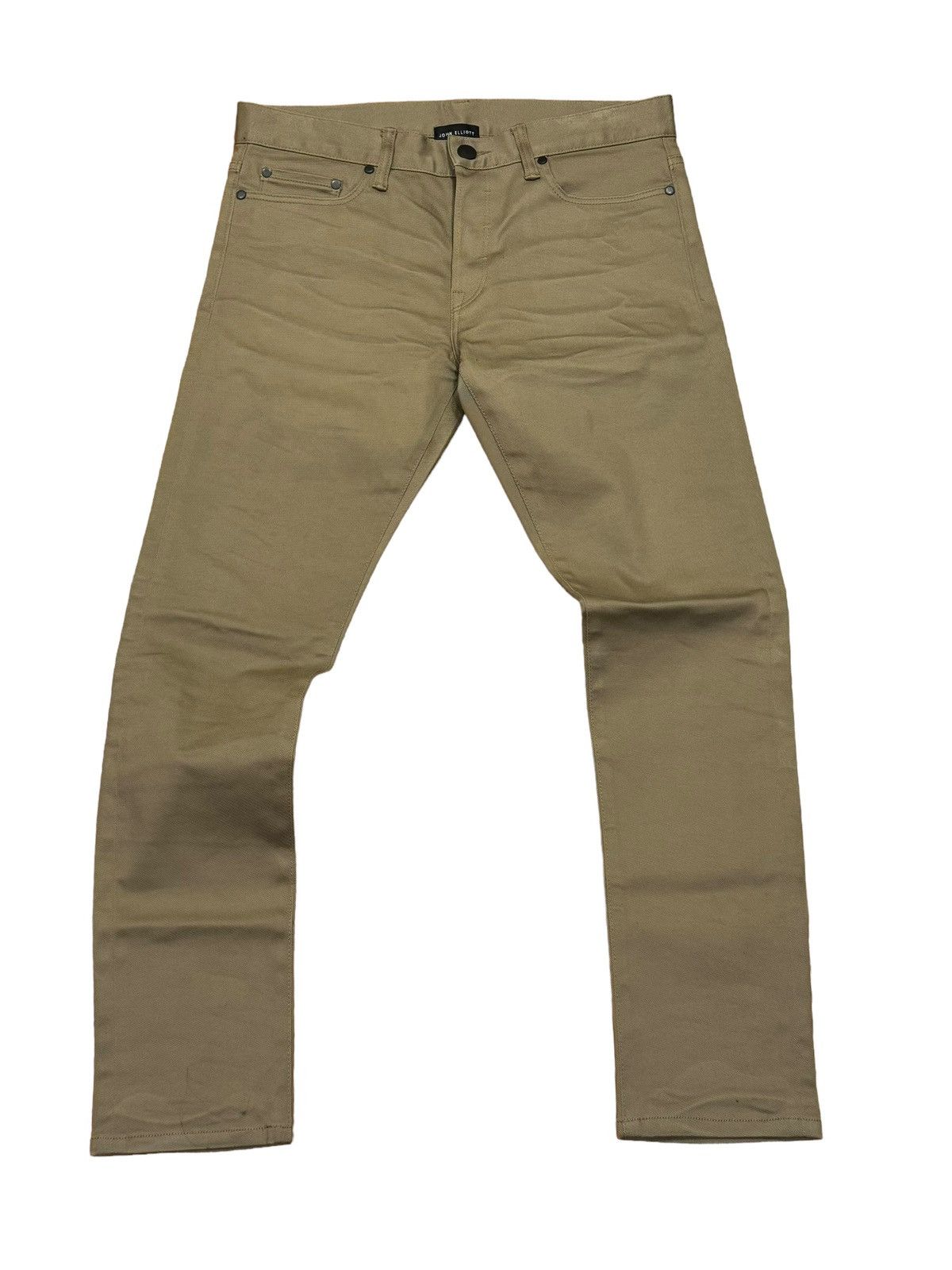 image of John Elliott John Elliot Mens Tan Beige Skinny Pants (Size 31)