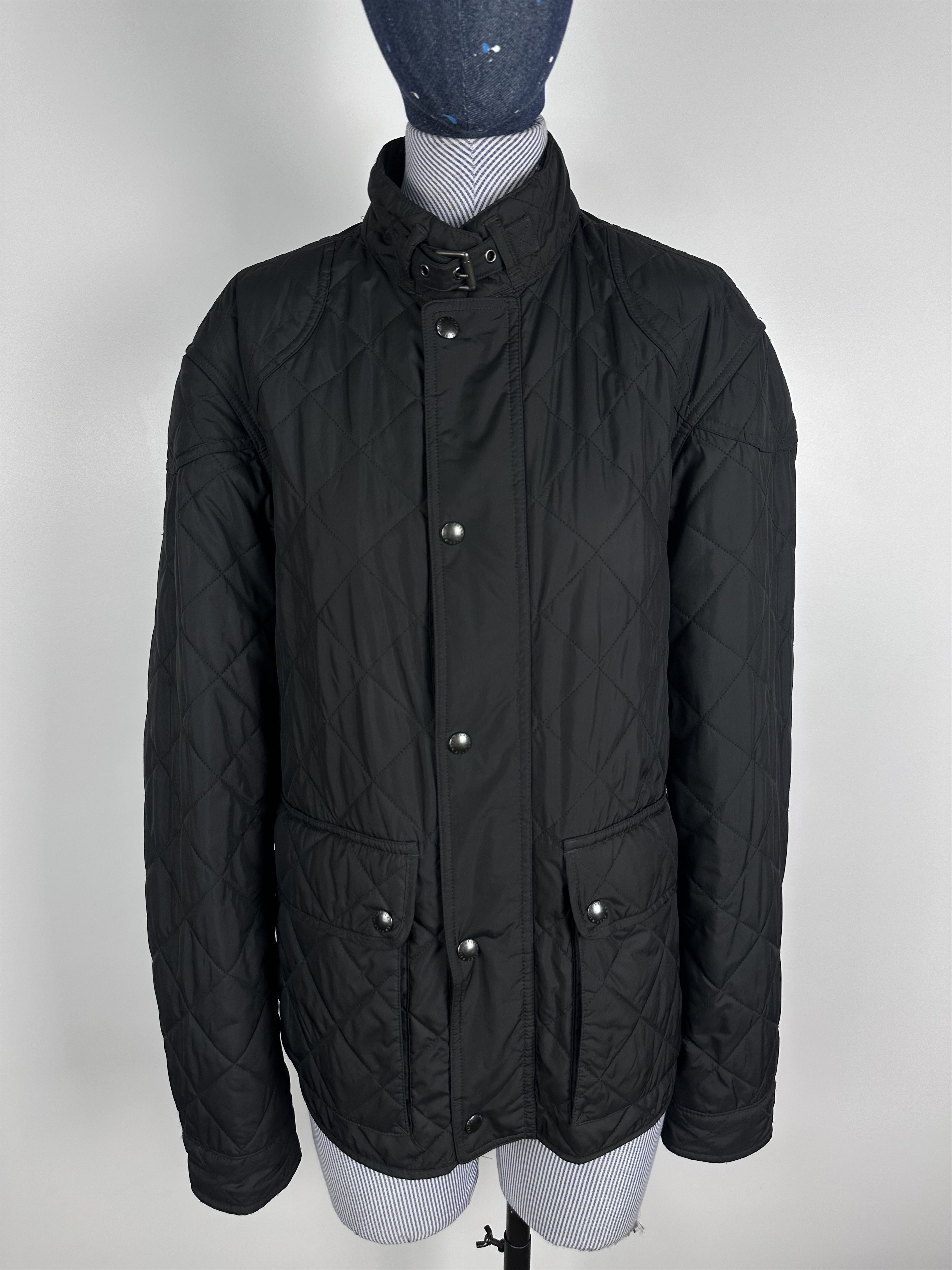 Polo Ralph Lauren Polo Ralph Lauren Womens Quilted Jacket Snap Button Black Size M / US 6-8 / IT 42-44 - 1 Thumbnail