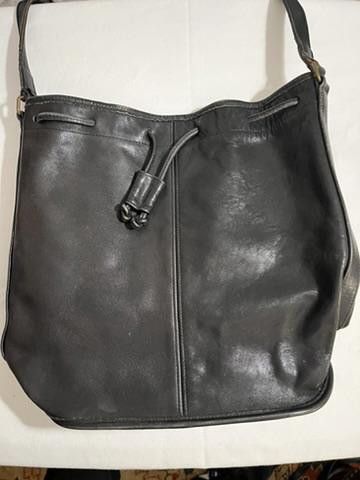Coach Stylish Coach Black Leather Bucket Bag Size ONE SIZE - 2 Thumbnail
