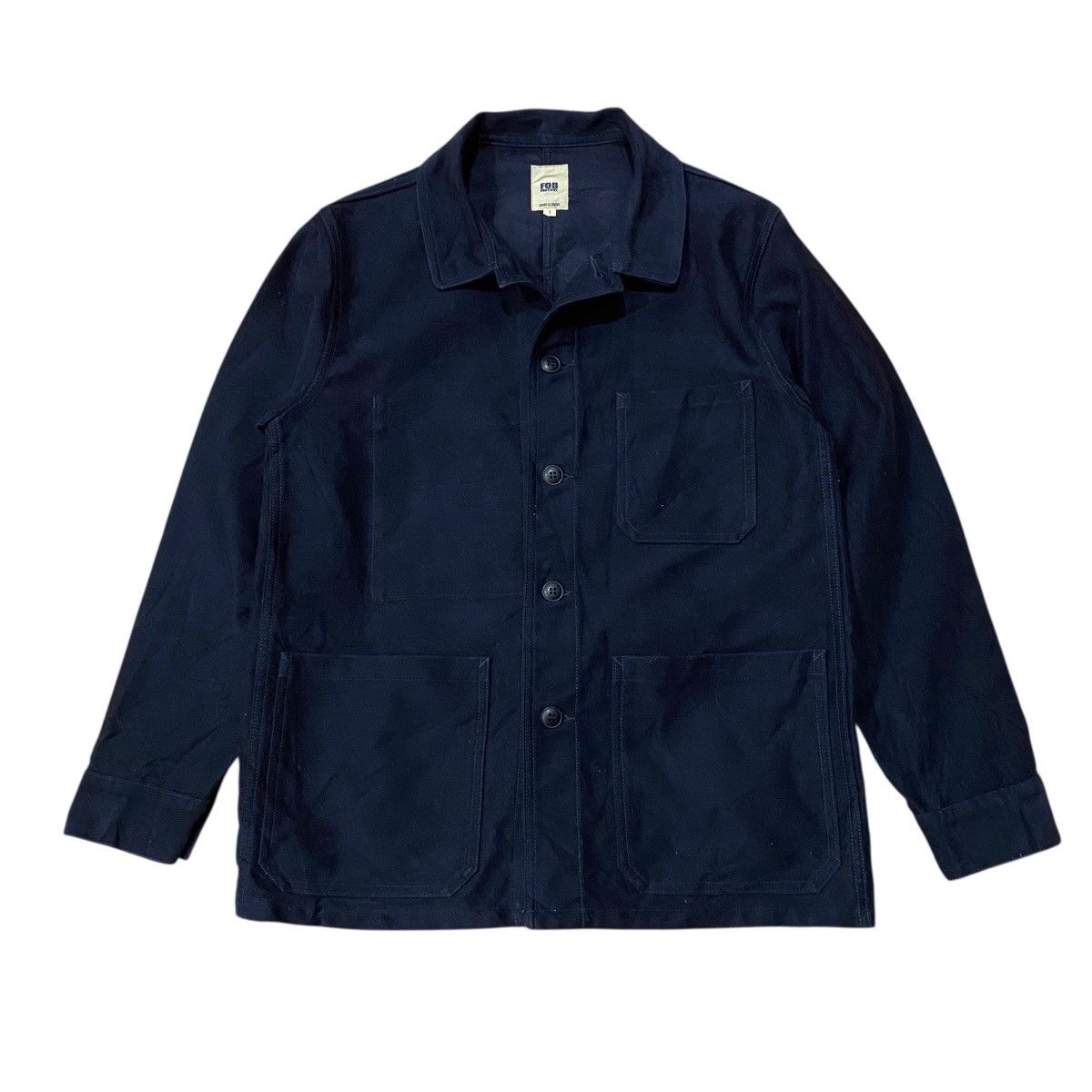 FOB Factory ☀️Vintage F.O.B Factory chore jacket made in Japan Size US S / EU 44-46 / 1 - 3 Thumbnail
