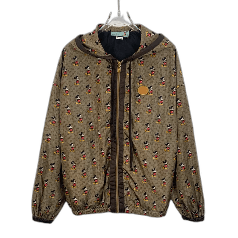 Gucci x Disney Brown Logo Hooded Jacket