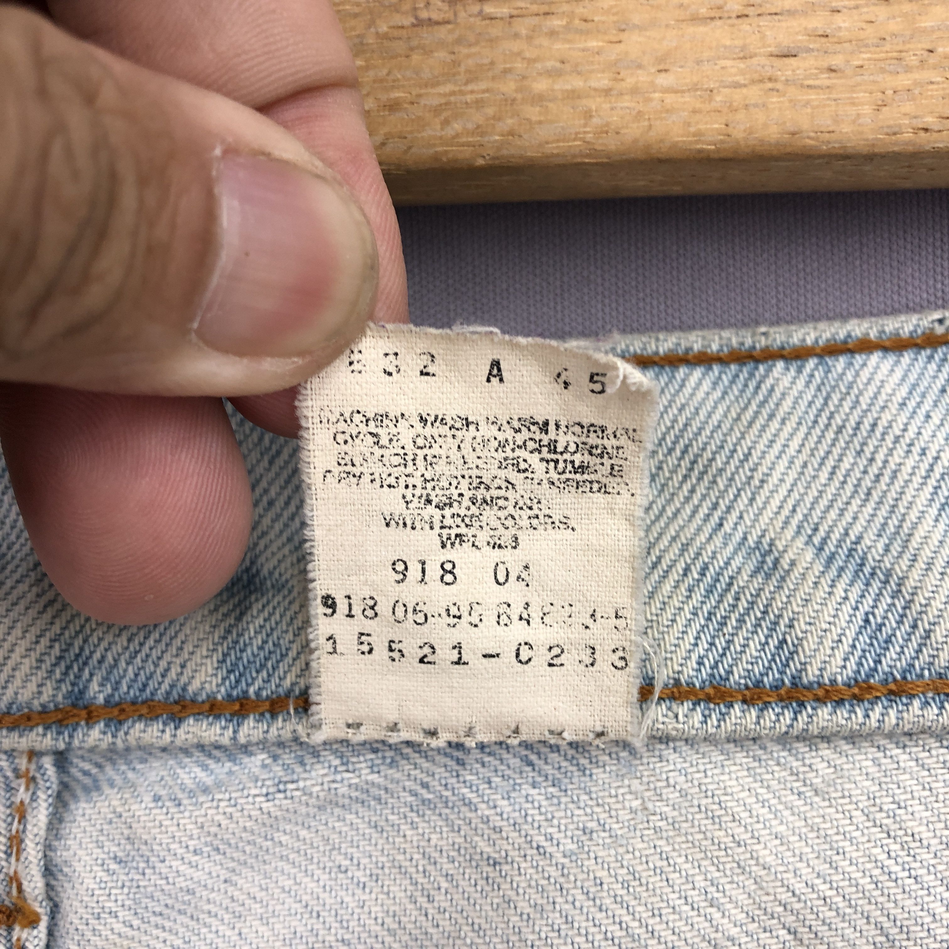 Levi's Vintage Levis Tapered Leg Jeans Dirty Rusty Denim BS47143 Size US 30 / EU 46 - 7 Thumbnail