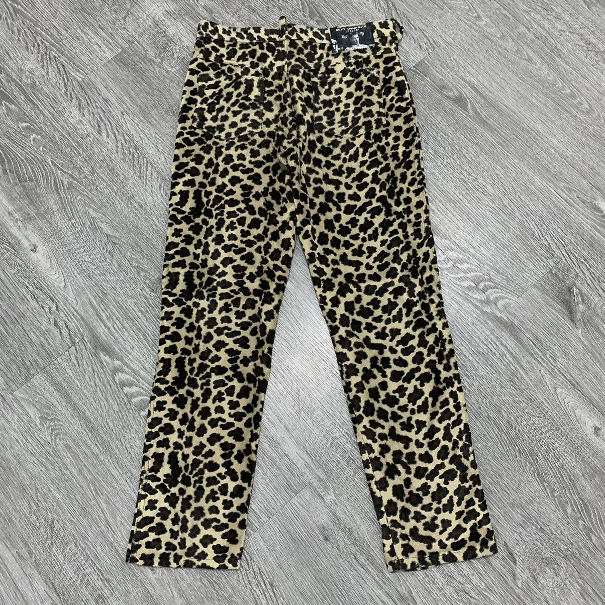Beauty Beast Sexy Dynamite London Leopard Fleece Pant Size US 32 / EU 48 - 1 Thumbnail