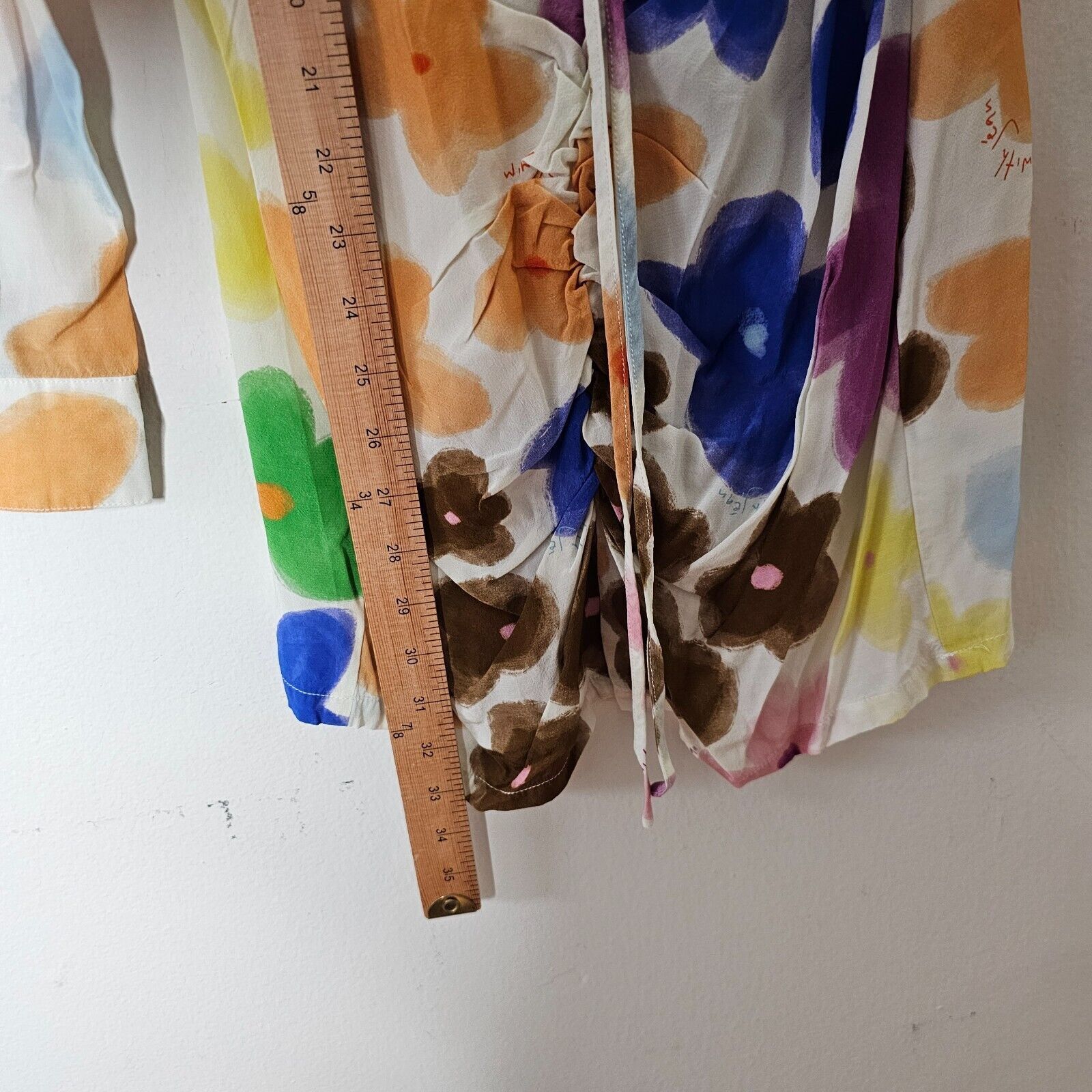 Other NWOT With Jean Hermana Viola Tricolor Open Front Mini Dress Size XS / US 0-2 / IT 36-38 - 8 Thumbnail