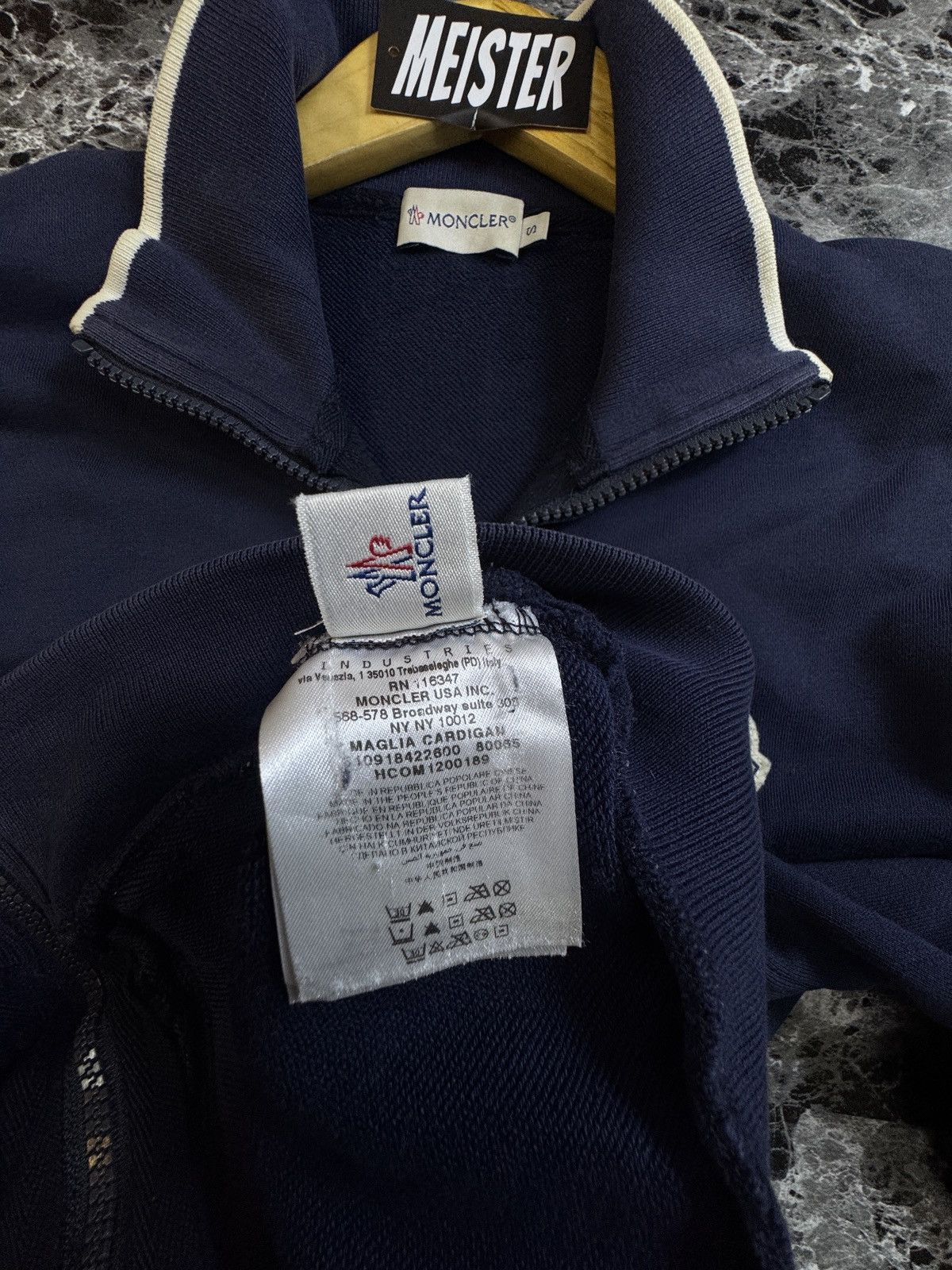 Moncler Moncler Zip sweatshirt sweater Size US S / EU 44-46 / 1 - 6 Thumbnail
