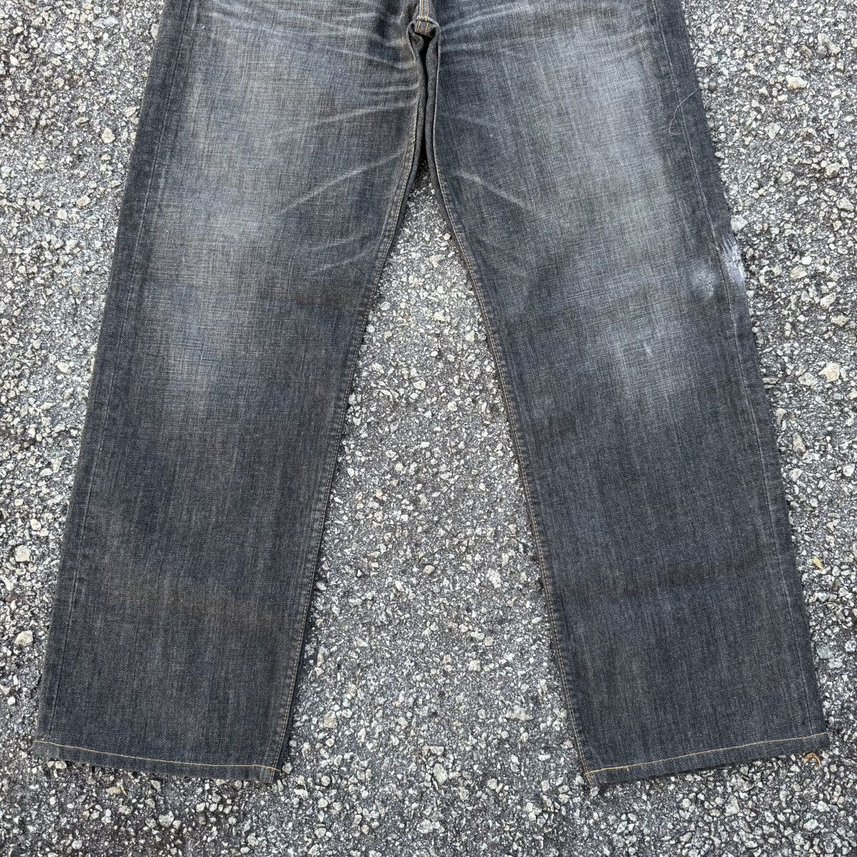 Levi's Vintage Clothing VINTAGE Y2K LEVI'S 503 BLACK DENIM JEAN PANTS Size US 33 - 3 Thumbnail