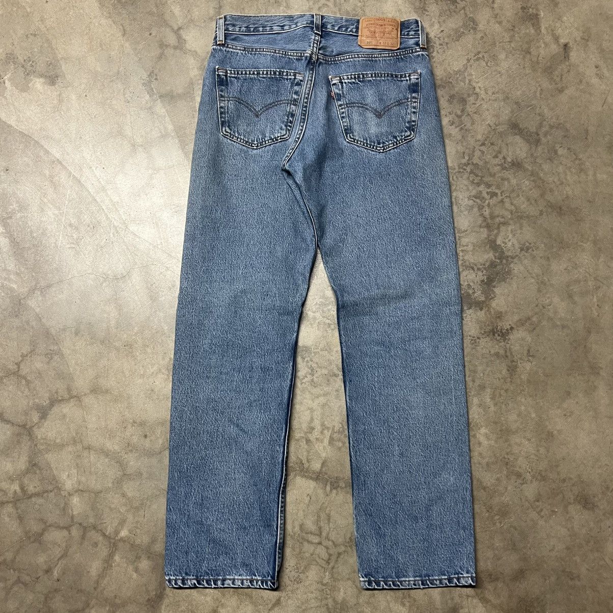 Levi's × Vintage Vintage 90’s Levi’s 501 🇺🇸 Straight-Leg Denim Jeans Size US 33 - 4 Thumbnail