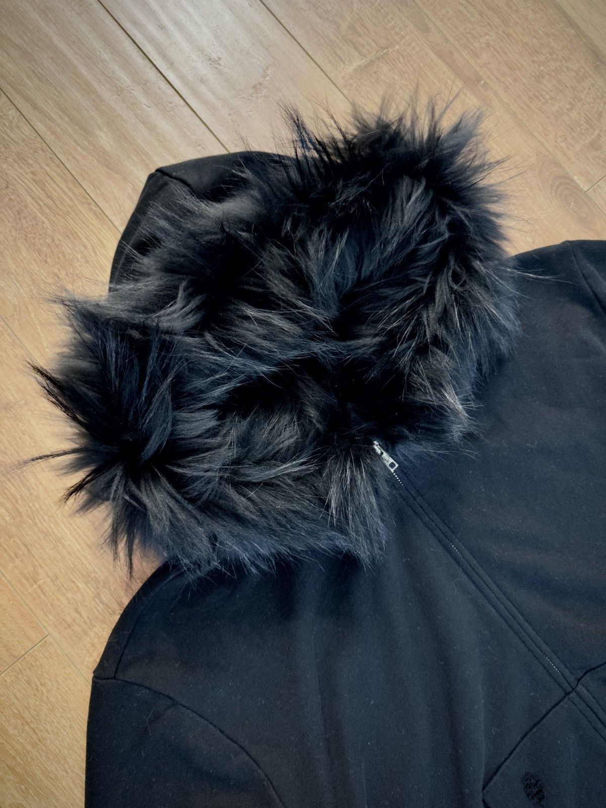 If Six Was Nine Nostra Studios black fur hoodie Size US L / EU 52-54 / 3 - 2 Thumbnail