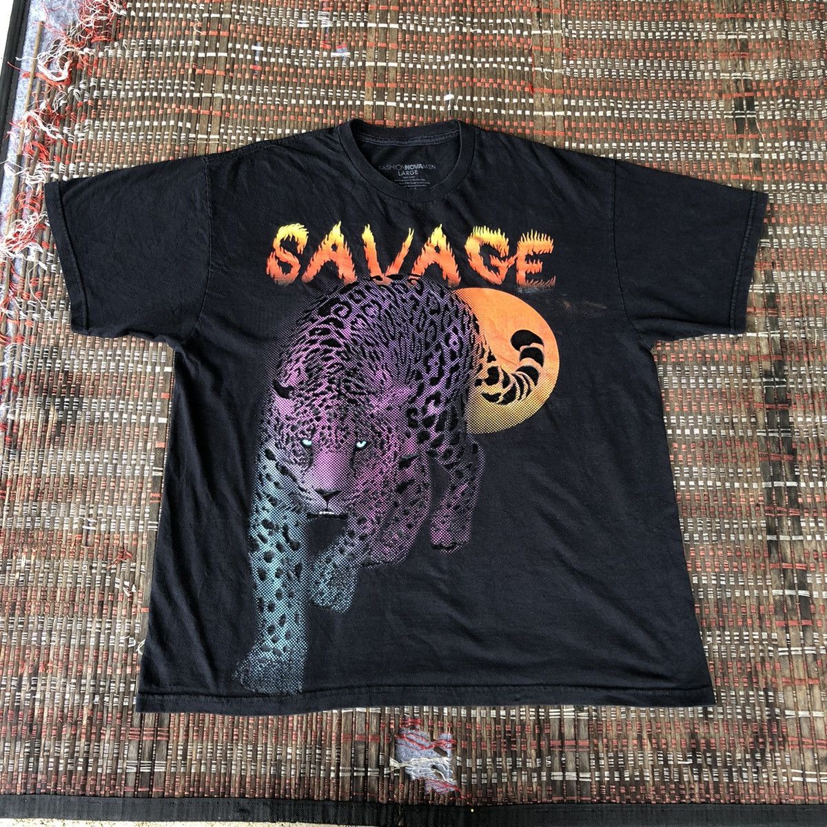 Japanese Brand Vintage Leopard Design T Shirt Size US XL / EU 56 / 4 - 2 Thumbnail