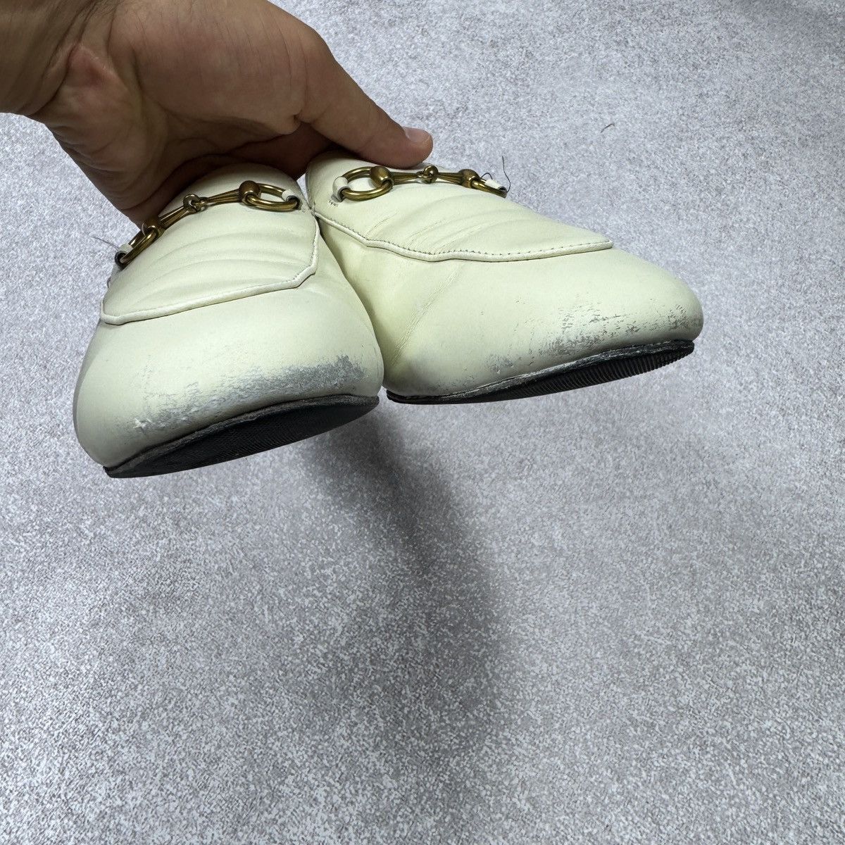 Gucci Authentic Gucci Princeton Beige Leather Vintage Mules Size US 8 / IT 38 - 15 Thumbnail