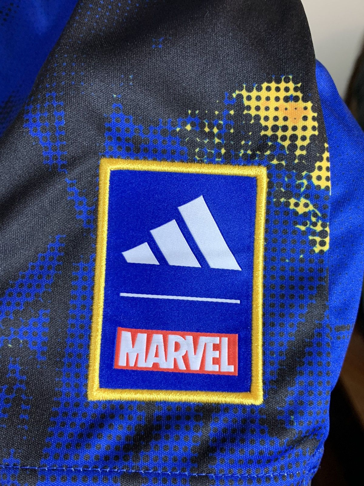 Adidas × Marvel Comics *RARE* Kick Childhood Cancer Marvel Adidas MLS Soccer Jersey Size US M / EU 48-50 / 2 - 4 Thumbnail